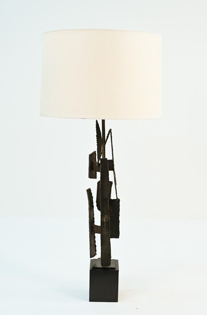 RICHARD BARR FOR LAUREL BRUTALIST LAMP, 1960'S (1 of 14)