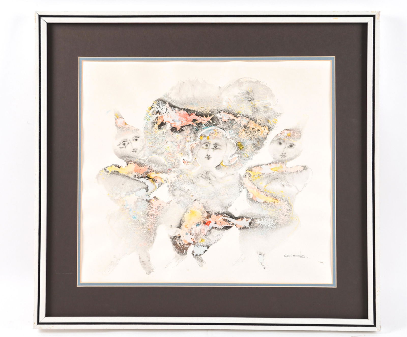 SAKTI BURMAN, INDIAN (B. 1935) INK & WATERCOLOR (1 of 13)