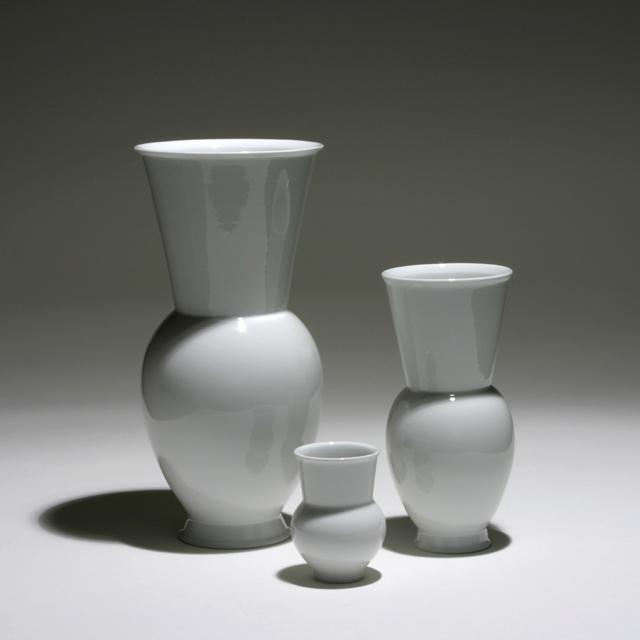 (3) MARGUERITE FRIEDLANDER KPM PORCELAIN VASES (1 of 12)