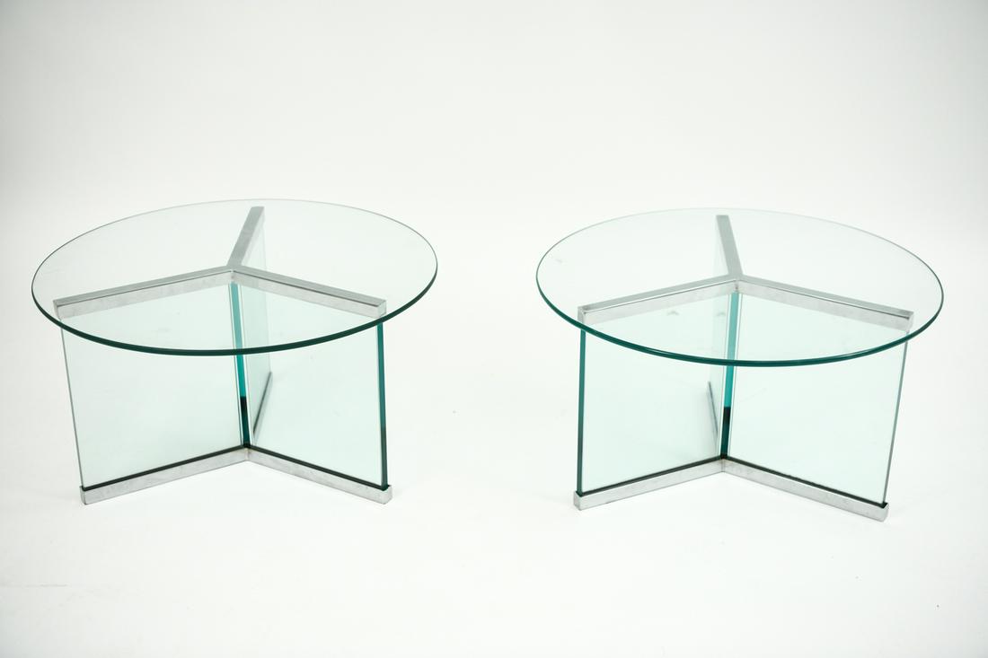 PAIR OF I.M. ROSEN FOR PACE COCKTAIL TABLES (1 of 8)