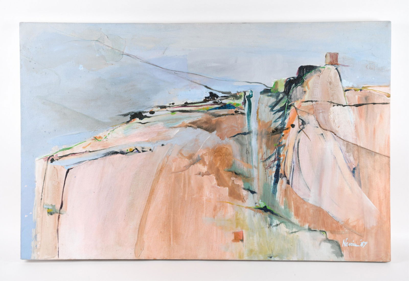 CONTEMPORARY ABSTRACT LANDSCAPE O/C (1 of 9)