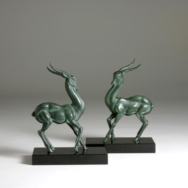 PAIR OF FRENCH ART DECO BOOKENDS (1 of 14)