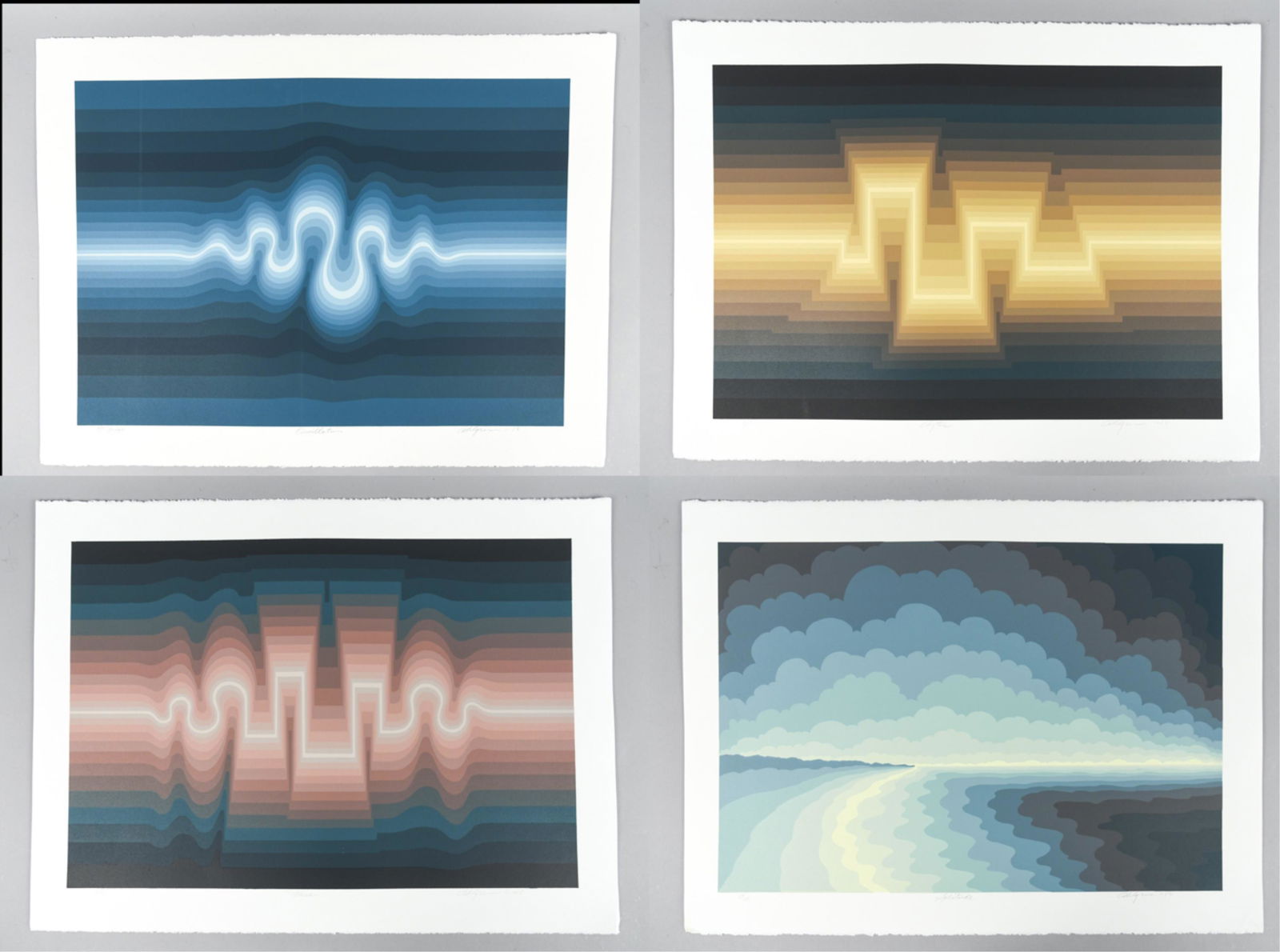 (4) ROY AHLGREN (1927-2011) 1980'S SILKSCREENS (1 of 20)