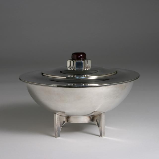 SAGLIER FRERES FRENCH DECO SILVERPLATE BISCUIT BOX (1 of 11)