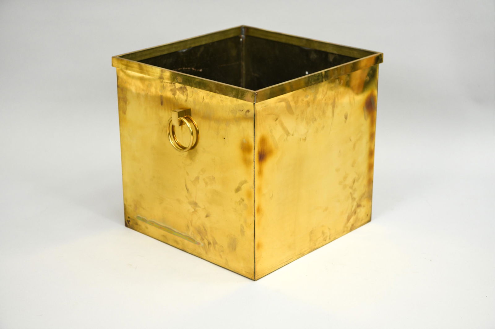 VINTAGE BRASS PLANTER (1 of 11)
