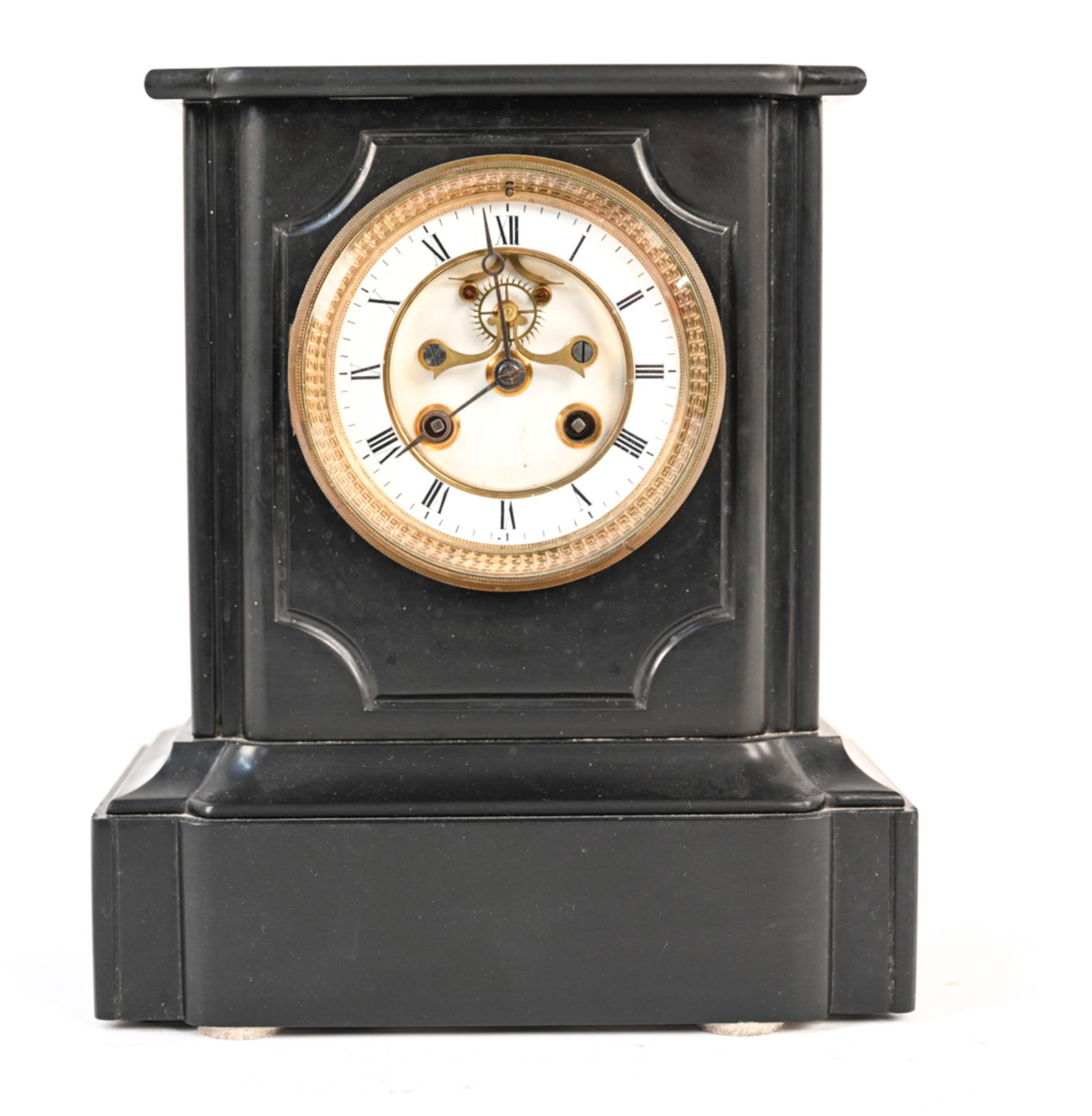 19th C. French Slate Mantel Clock