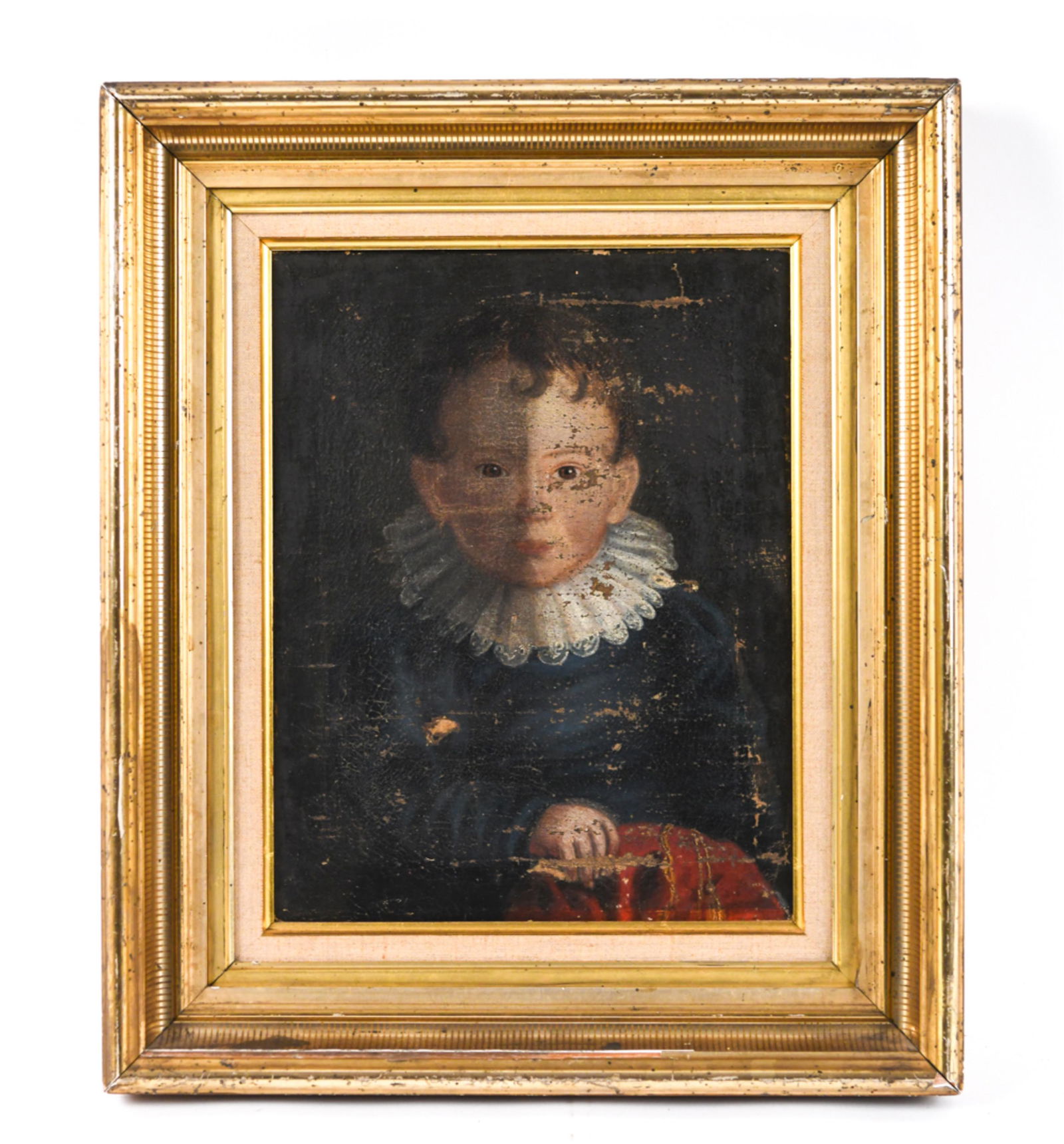 19TH C. PORTRAIT OF A CHILD O/C (1 of 10)