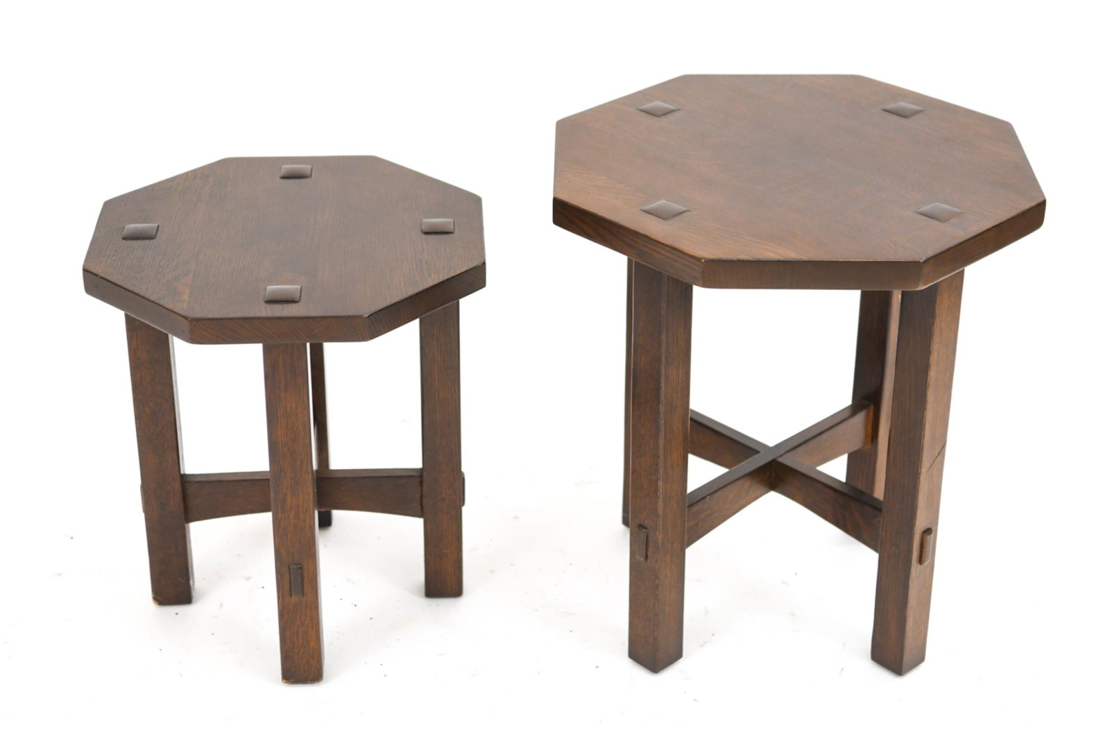 (2) STICKLEY OCTAGONAL SIDE TABLES (1 of 15)