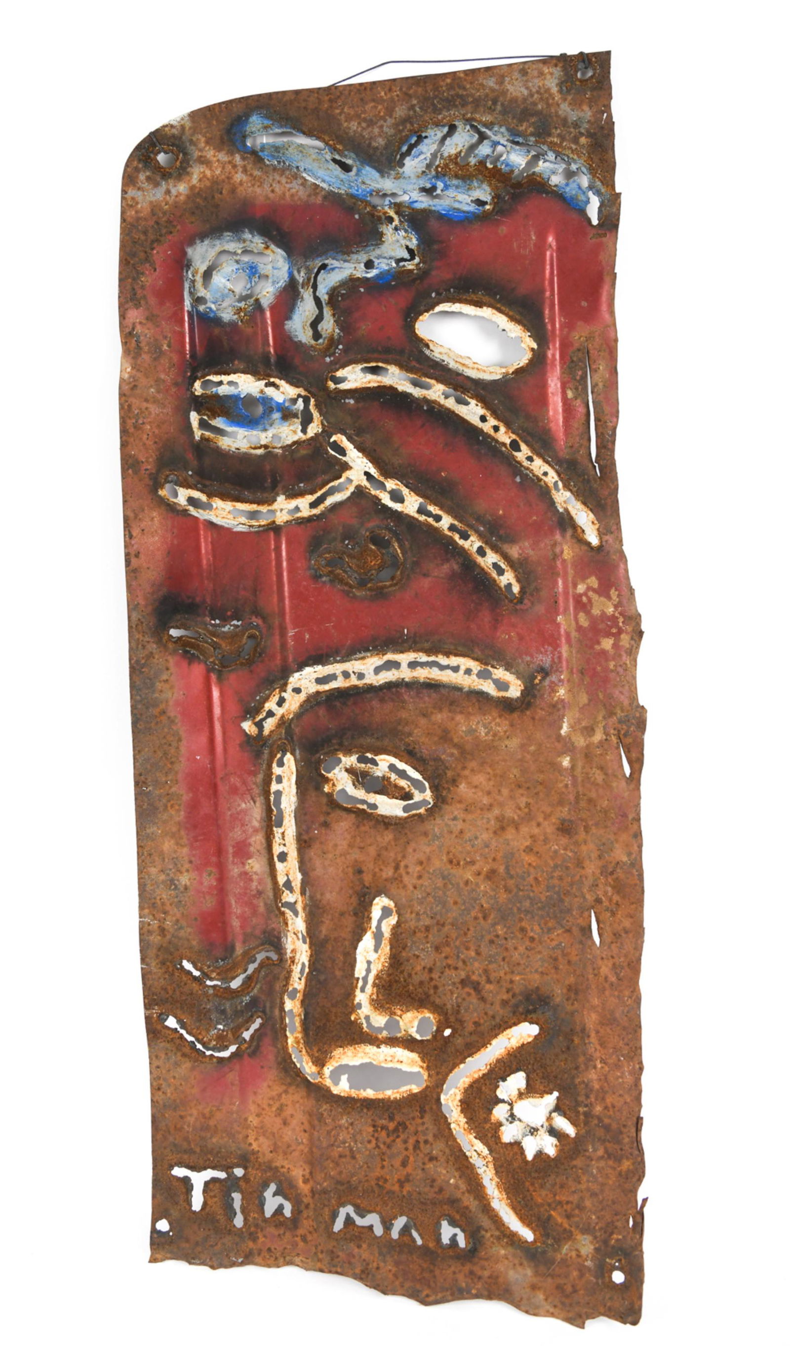 TIN MAN, CHARLIE LUCAS (B. 1951) WALL SCULPTURE (1 of 6)