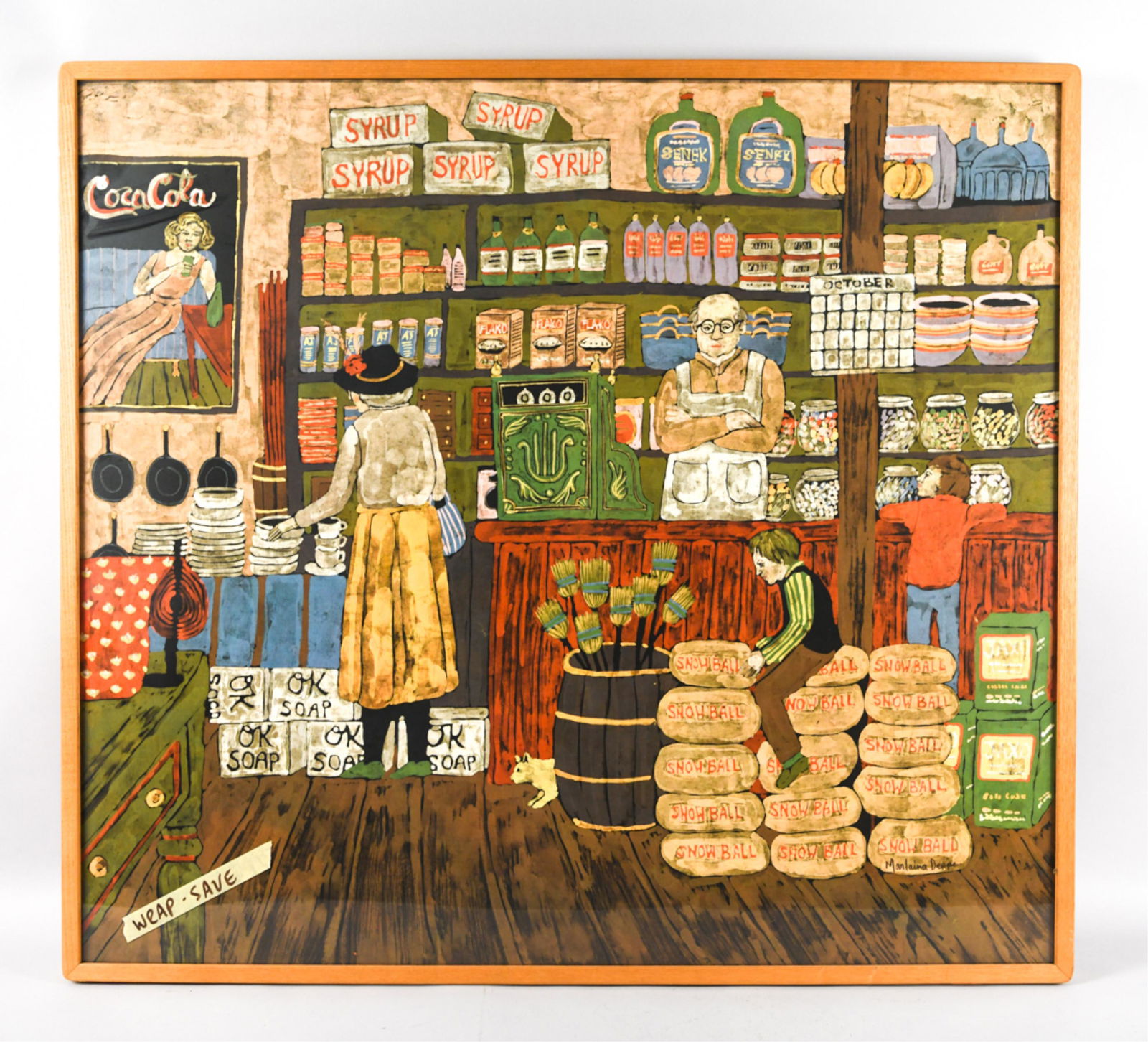 MODERN ANTIQUE GROCERY STORE VIEW WATERCOLOR (1 of 13)