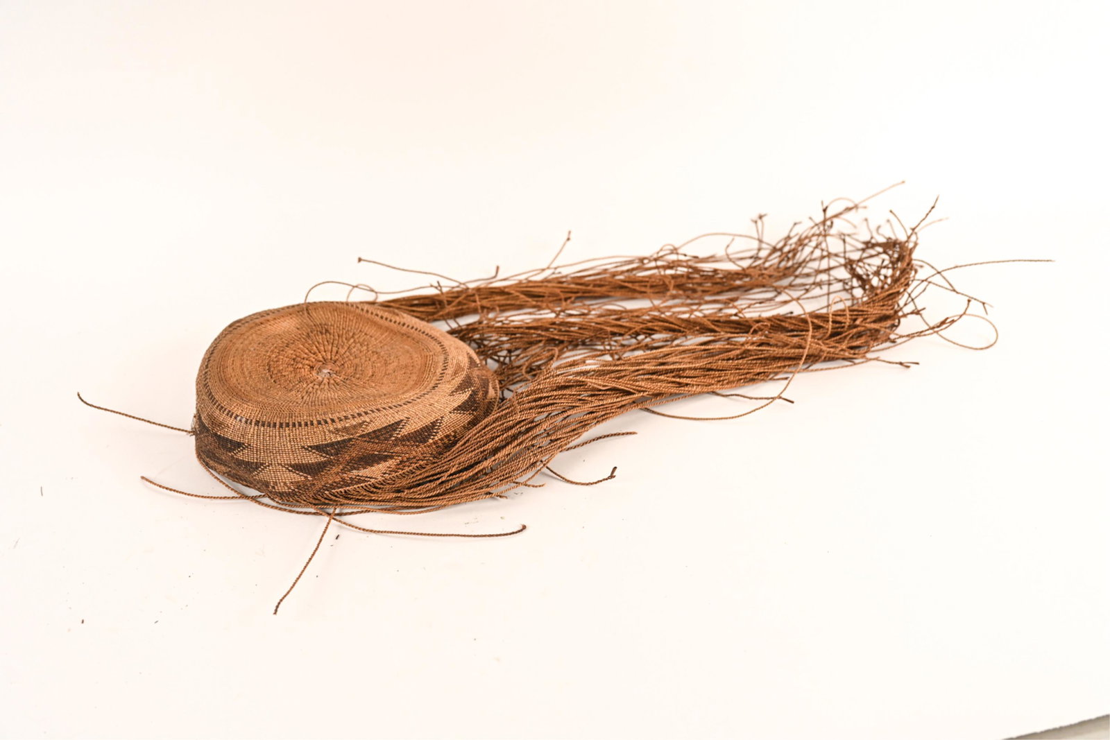 UNFINISHED ANTIQUE NATIVE AMERICAN BASKET (1 of 7)