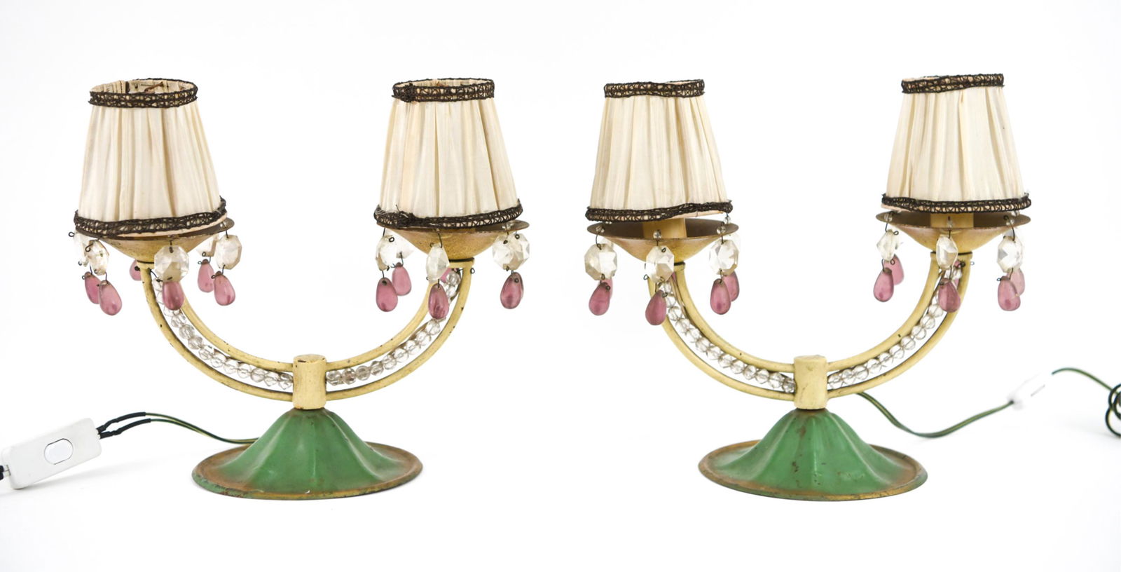 PAIR VINTAGE TABLE LAMPS (1 of 13)