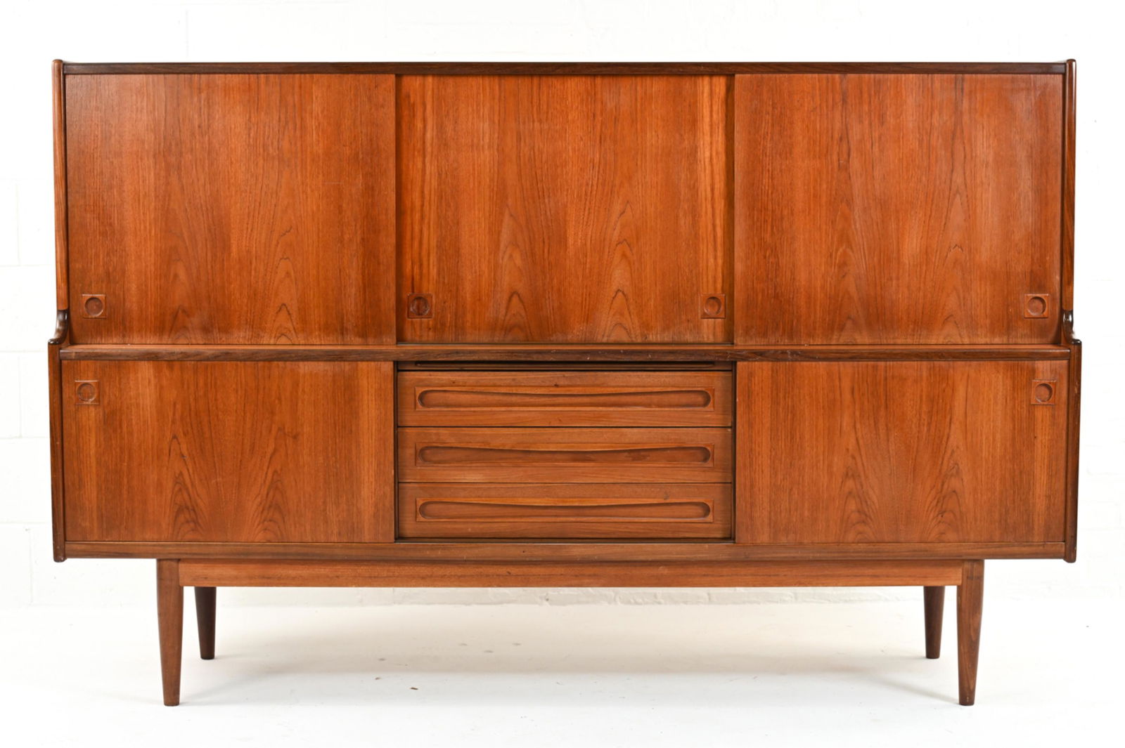MID-CENTURY DANISH TEAK SIDEBOARD (1 of 18)