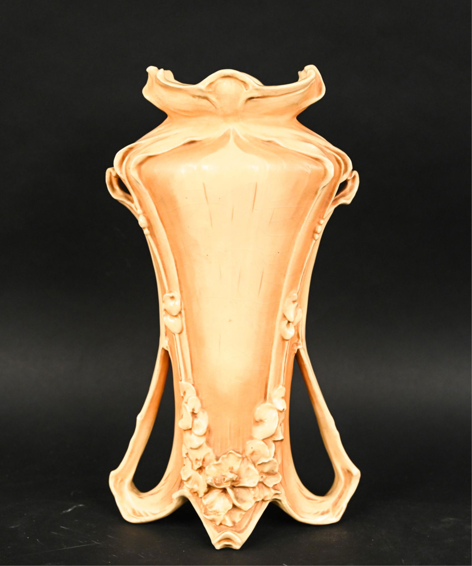 LARGE ART NOUVEAU CERAMIC VASE (1 of 13)