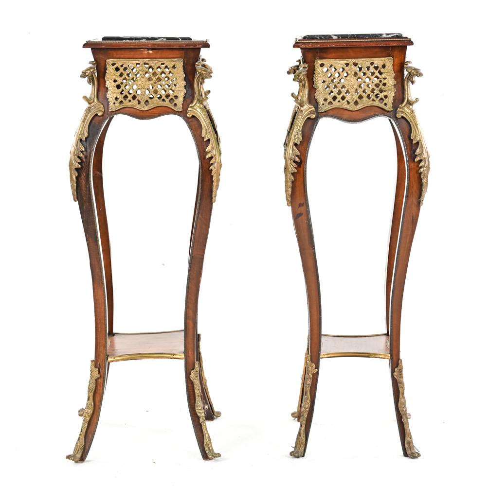 PAIR OF LOUIS XV-STYLE ORMOLU MOUNTED PEDESTALS (1 of 15)