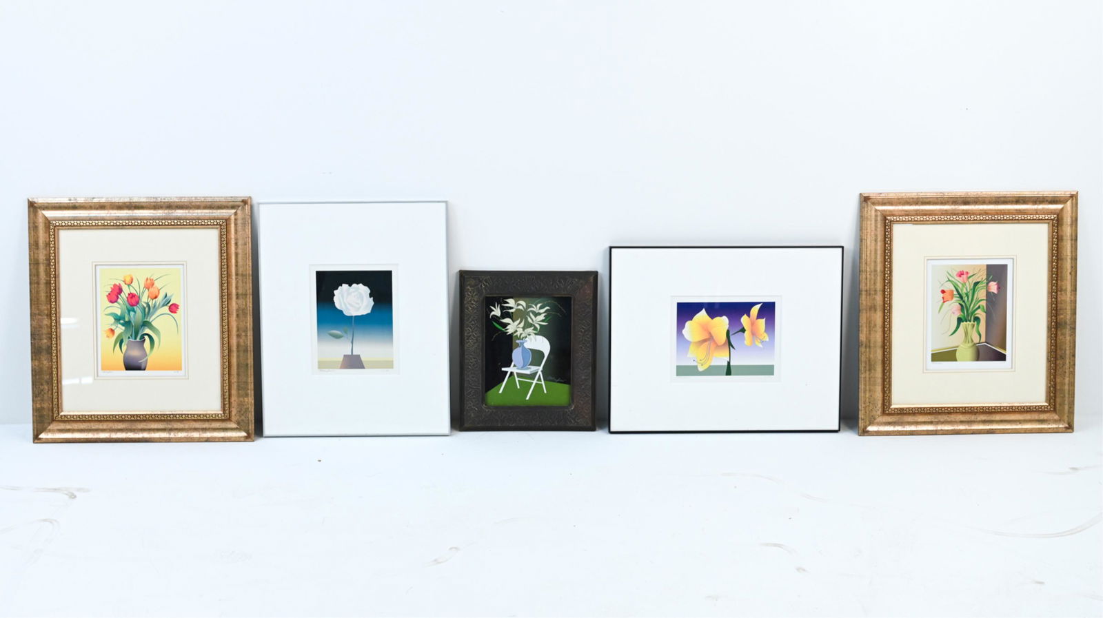 (5) MODERN FLORAL PRINTS, MIXED TECHNIQUES (1 of 8)