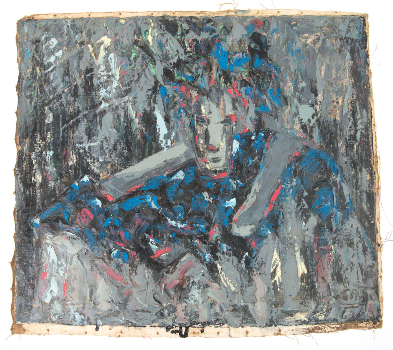 JOSEPH KAPEZA, CONGOLESE (20TH C.) OIL (1 of 10)