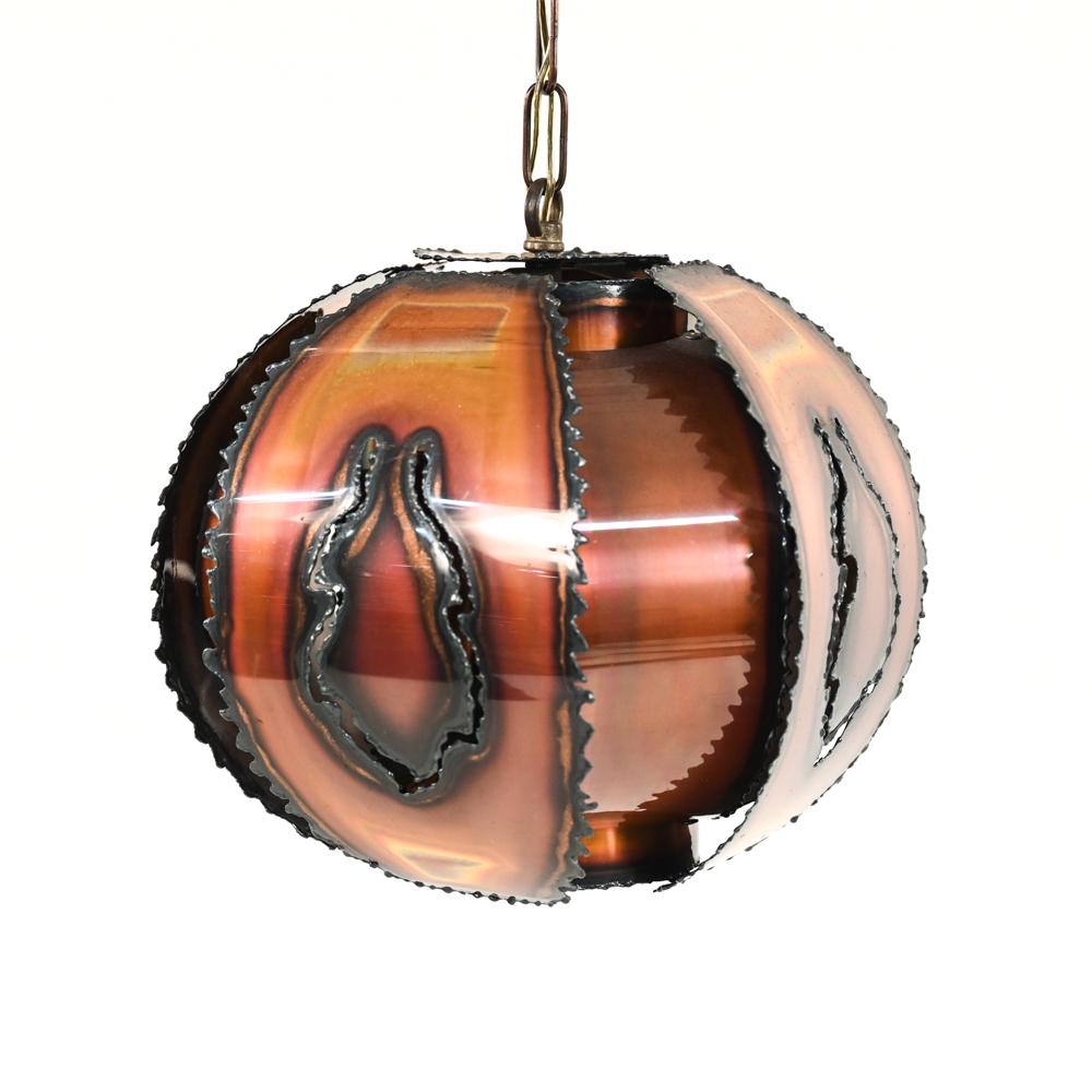 HOLM SORENSEN COPPER HANGING PENDANT LIGHT (1 of 12)