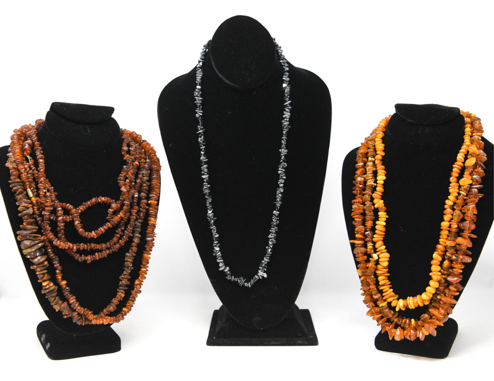 GROUPING OF VINTAGE AMBER JEWELRY, ETC (1 of 11)