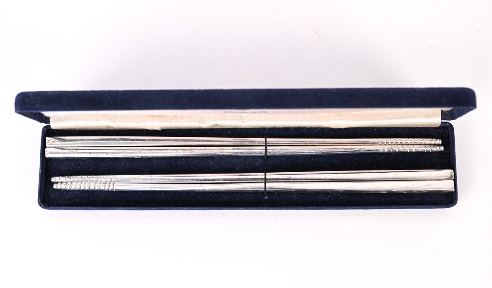 (2) PAIRS OF ENGLISH STERLING SILVER CHOPSTICKS (1 of 10)