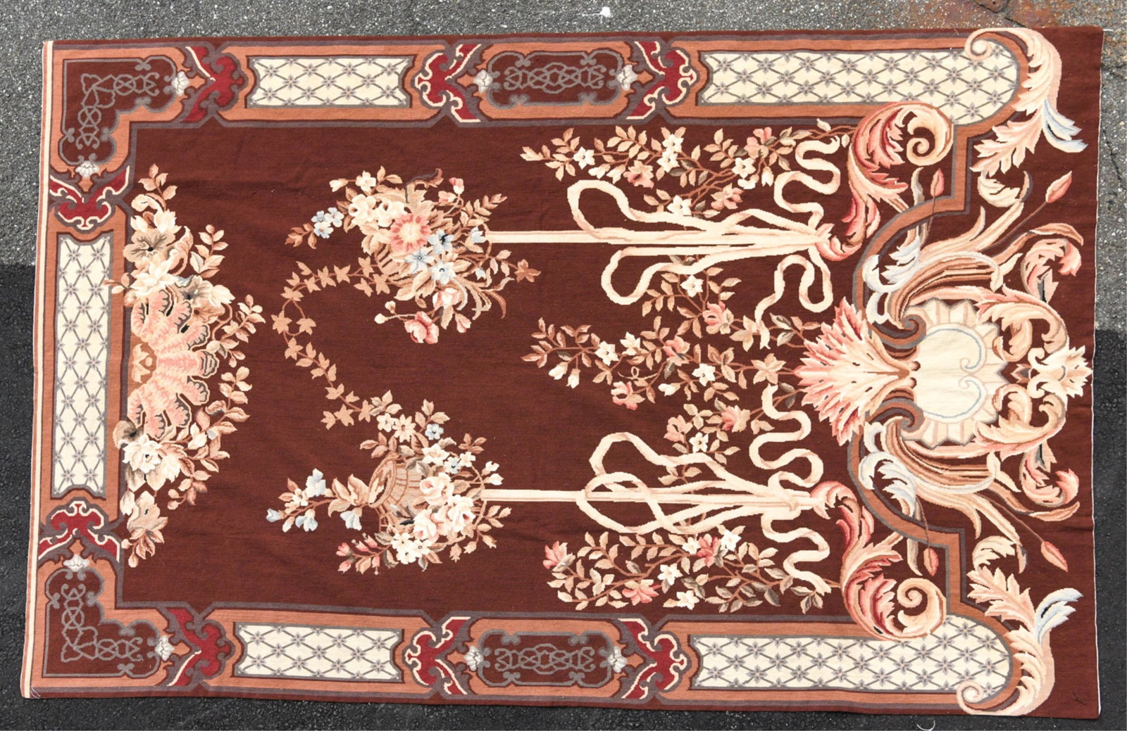 VINTAGE NEEDLEPOINT RUG (1 of 9)