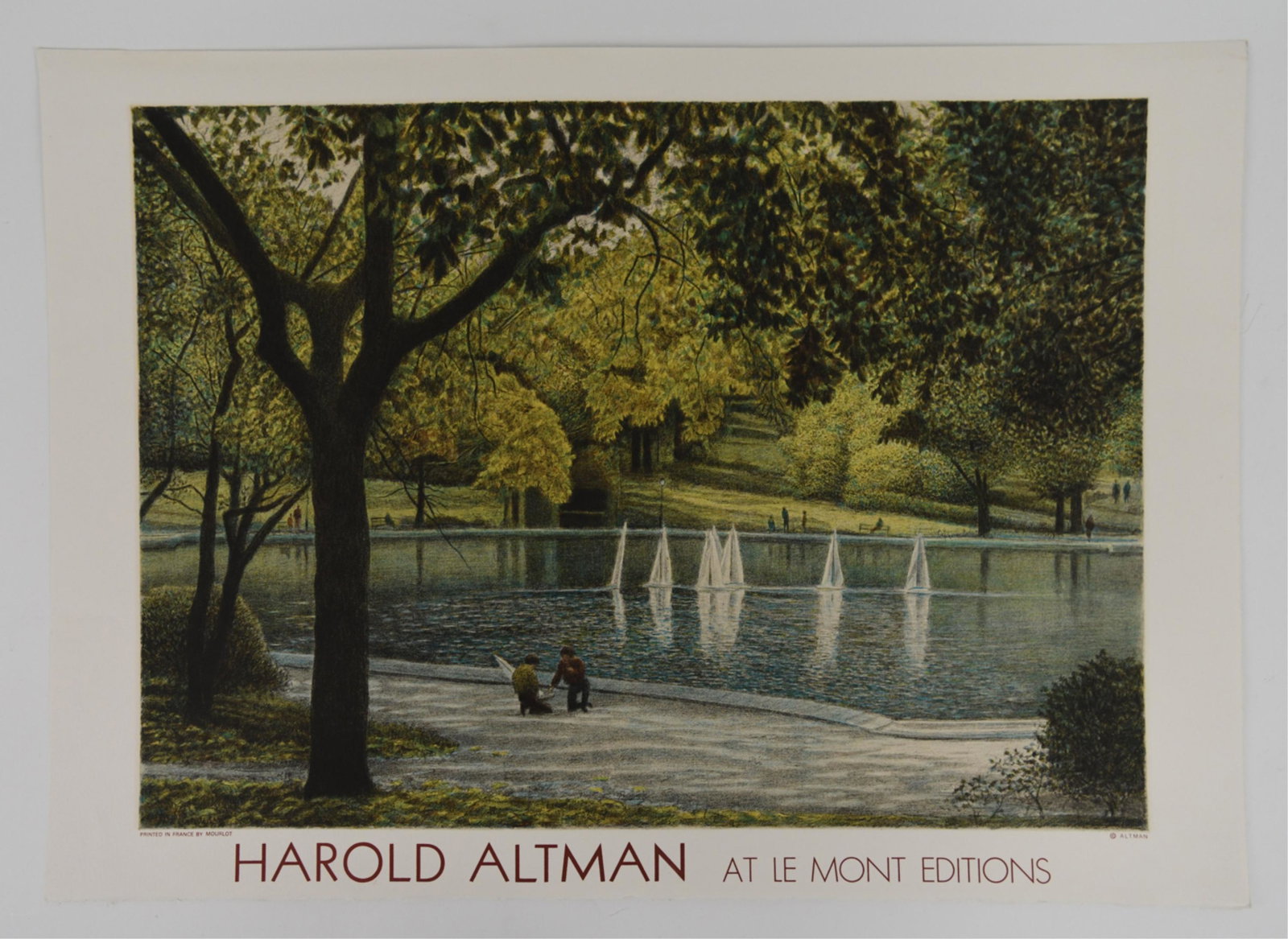 HAROLD ALTMAN ORIGINAL LITHOGRAPH POSTER (1 of 12)