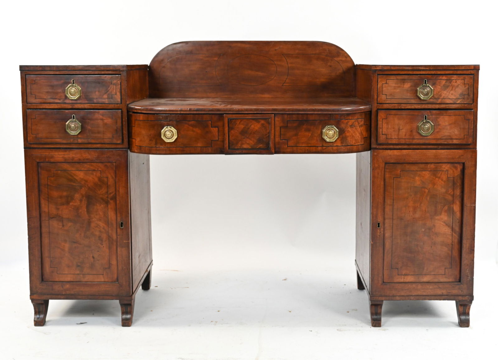 ANTIQUE MAHOGANY SIDEBOARD (1 of 13)