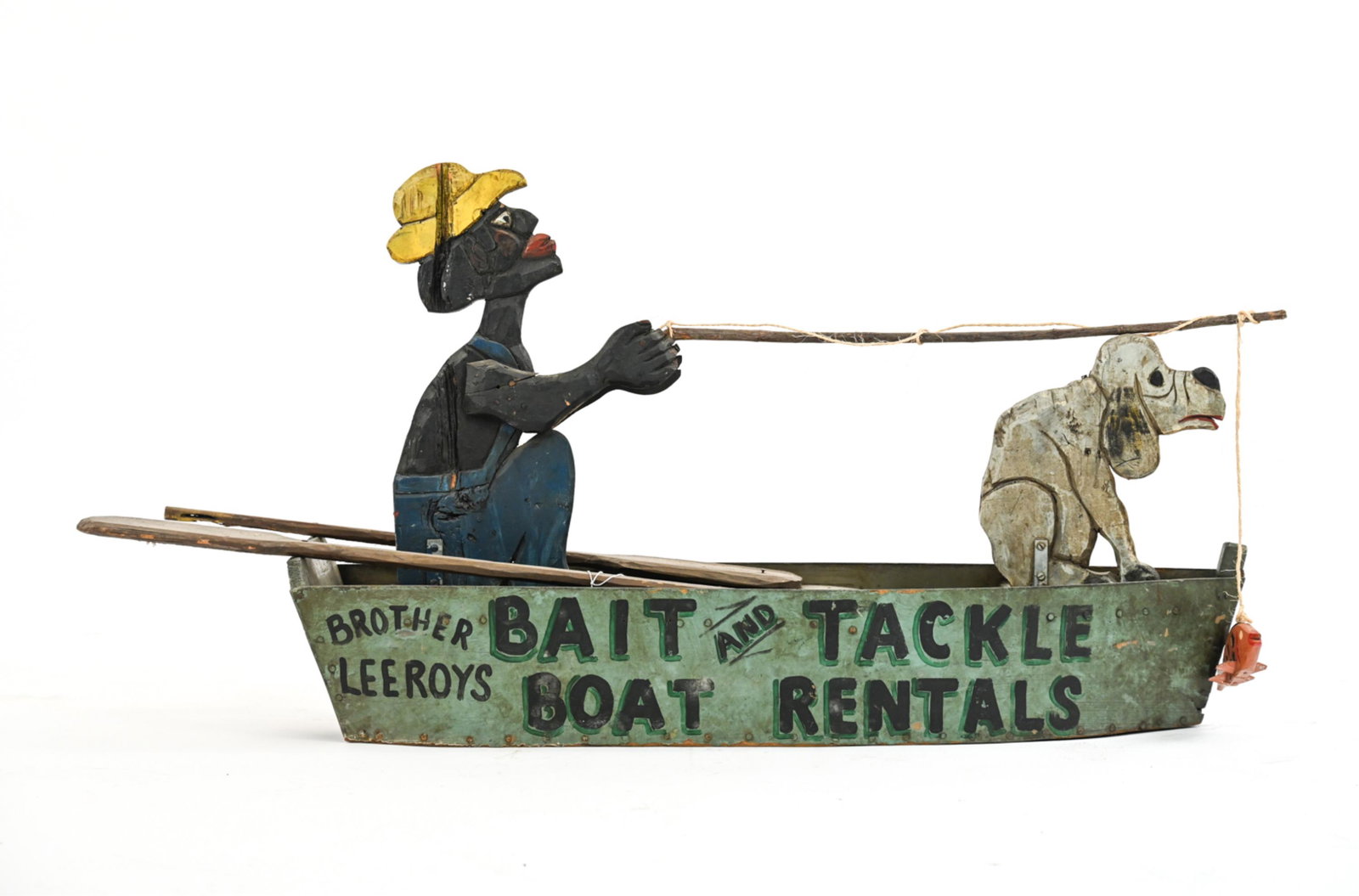 FOLK ART BLACK AMERICANA ADVERTISING SCULPTURE (1 of 12)