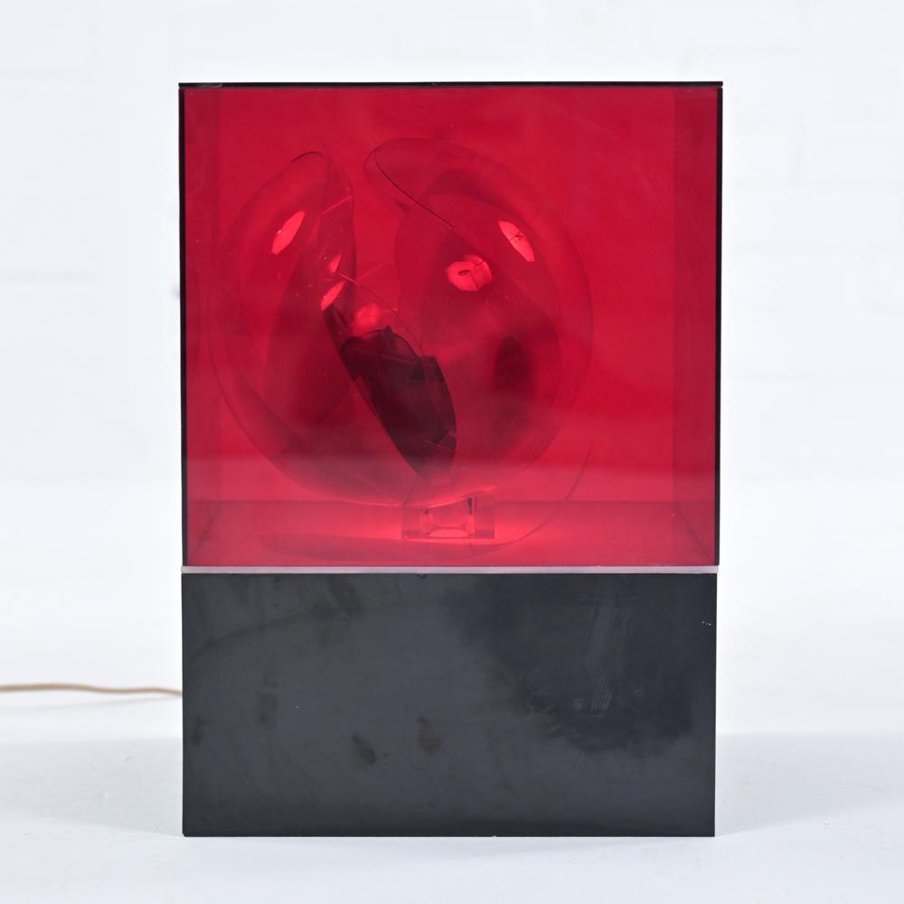 DONNA MARXER (1934-2019) "EXFOLIATING RED" LAMP (1 of 11)
