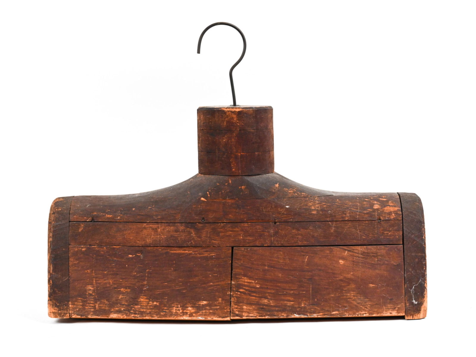 ANTIQUE WOODEN CLOTHING HANGER (1 of 9)