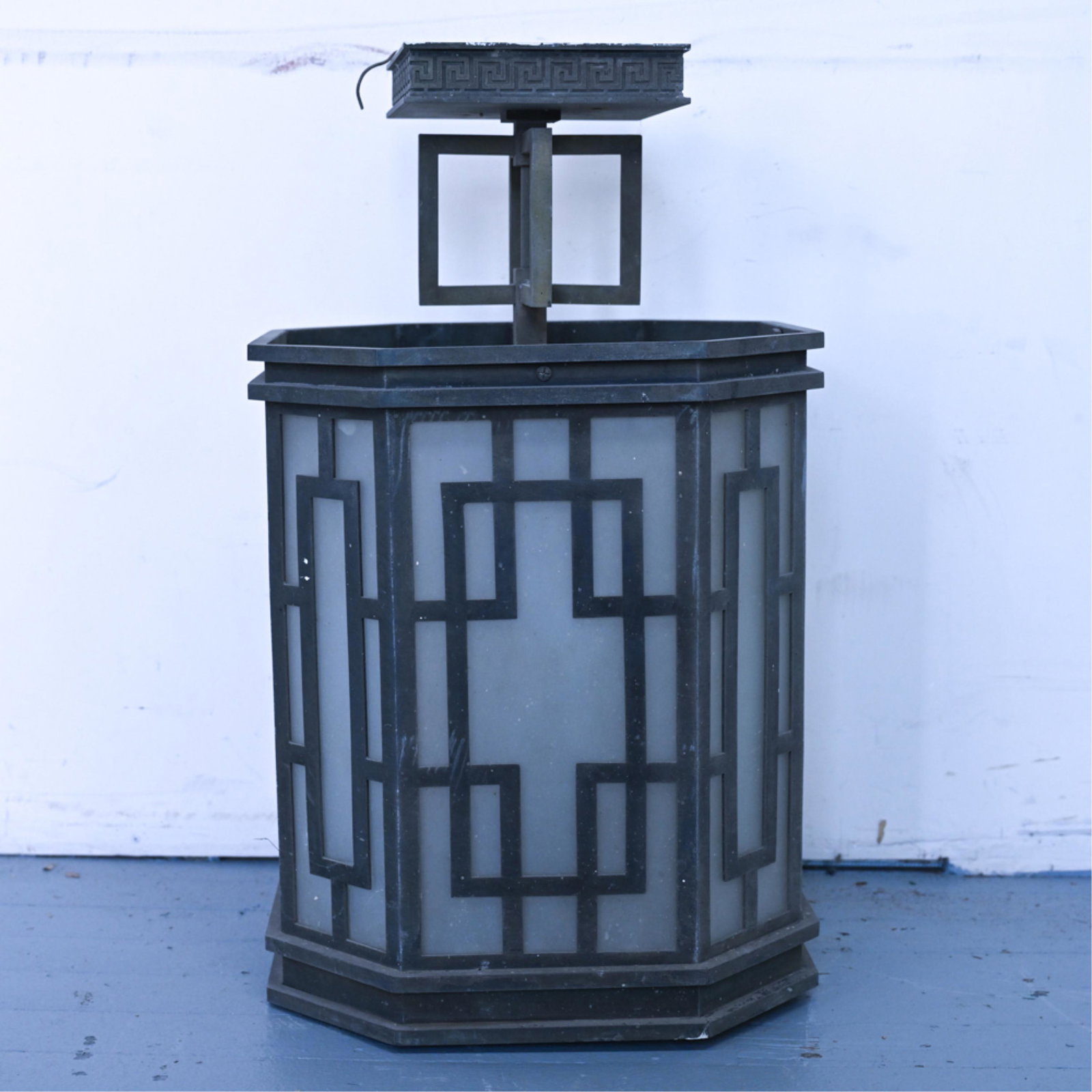 ANTIQUE MONUMENTAL BRONZE CHANDELIER (1 of 18)