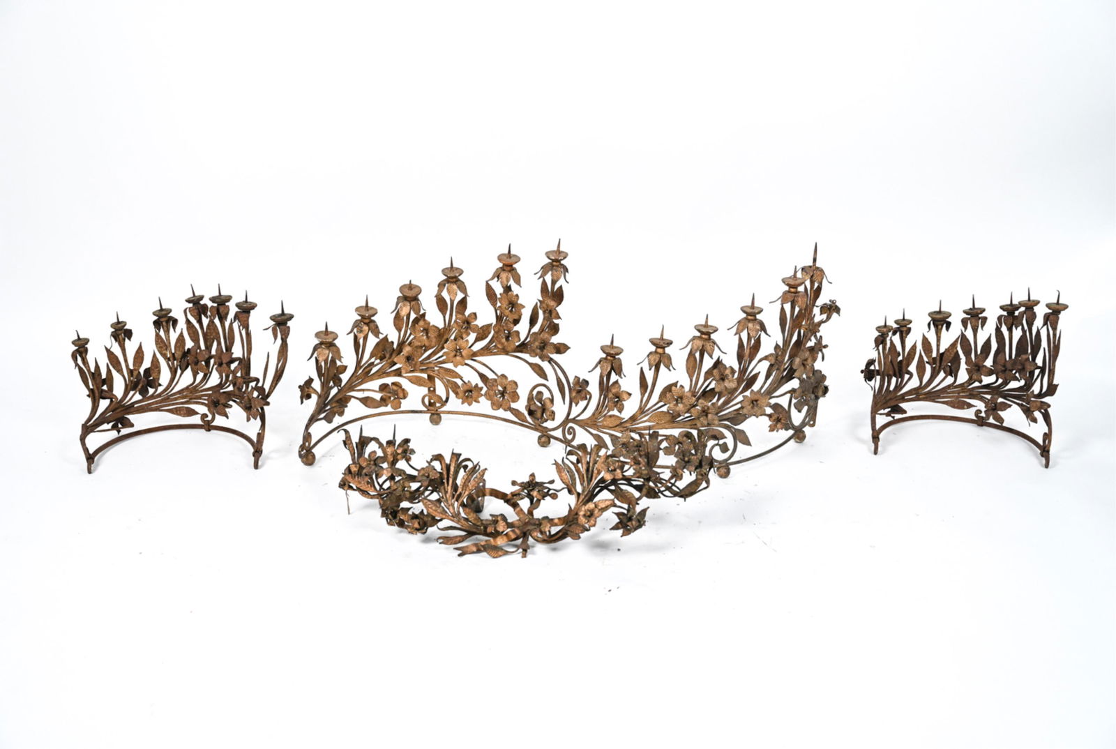 (4) ITALIAN WROUGHT IRON CANDLE PRICKS (1 of 14)