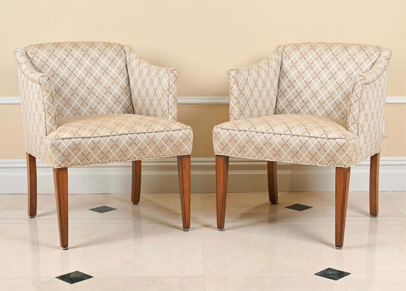 PAIR OF MODERN ARMCHAIRS (1 of 18)