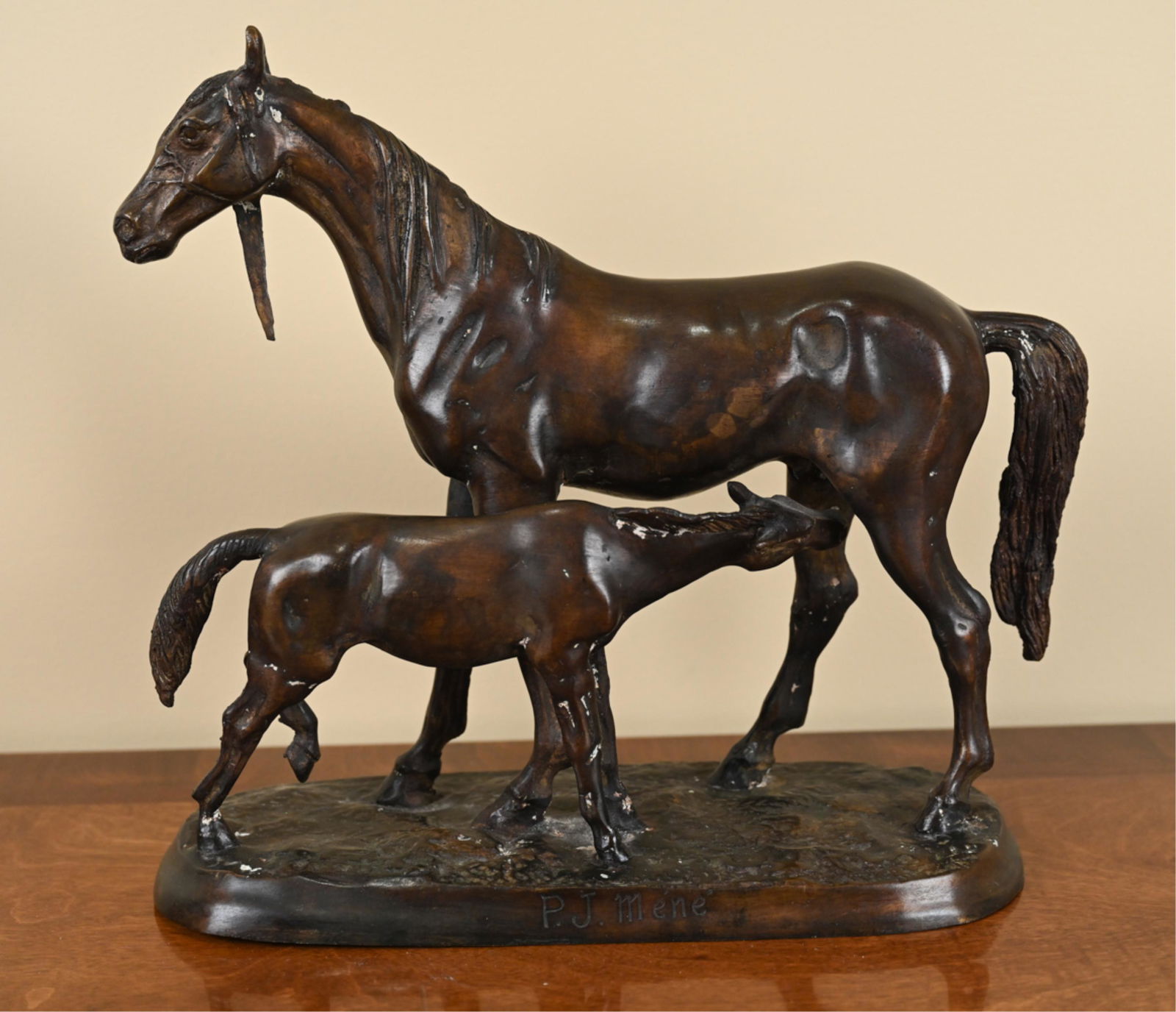 AFTER P.J. MENE BRONZE HORSE SCULPTURE (1 of 20)