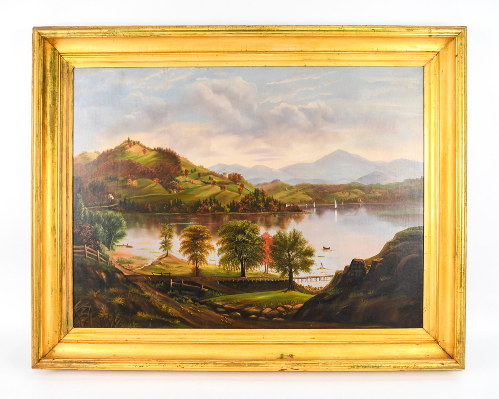 HENRY ARY (1807-1859) HUDSON RIVER VIEW (1 of 12)