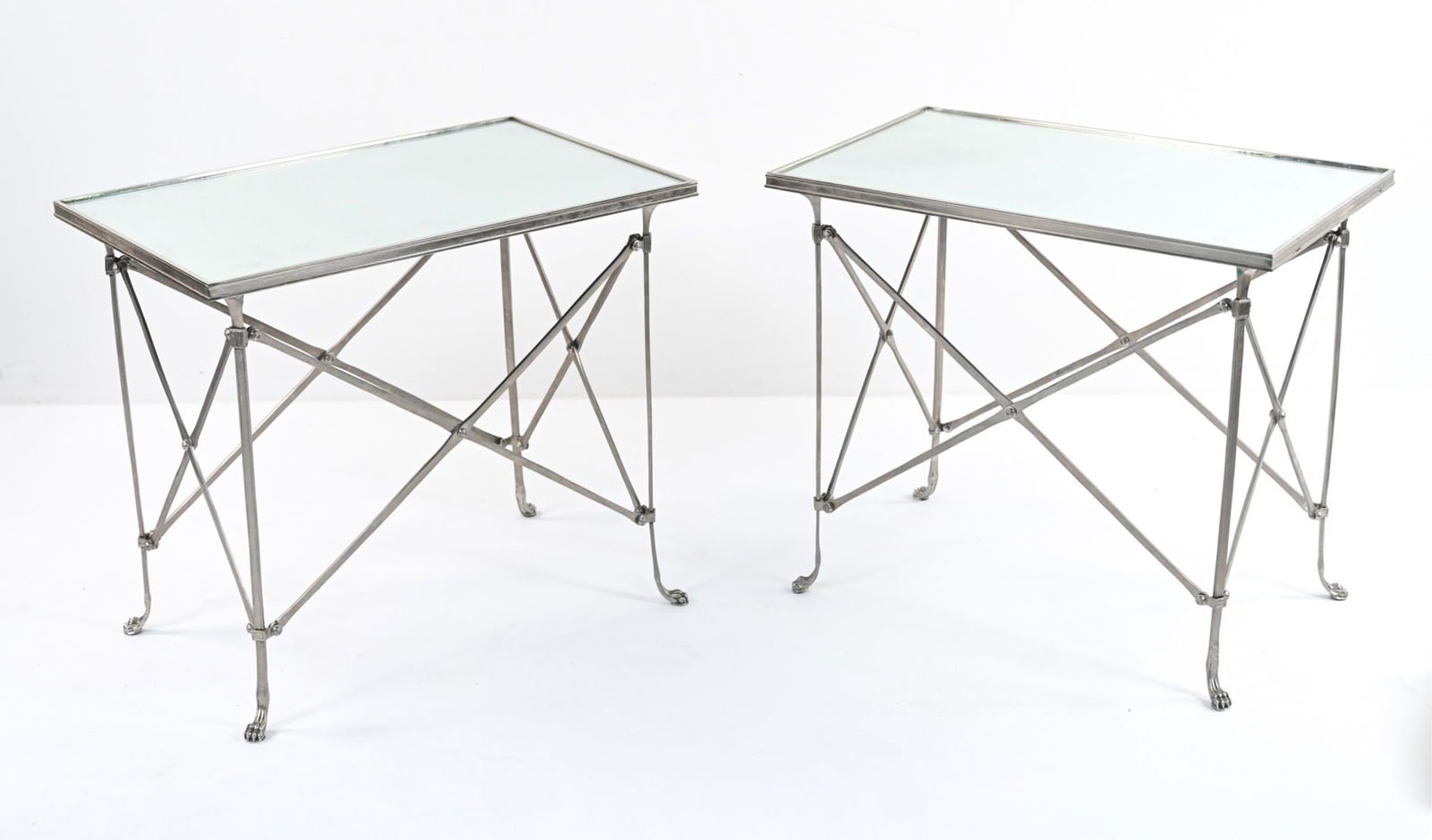 PAIR OF MAISON JANSEN STYLE SIDE TABLES (1 of 15)