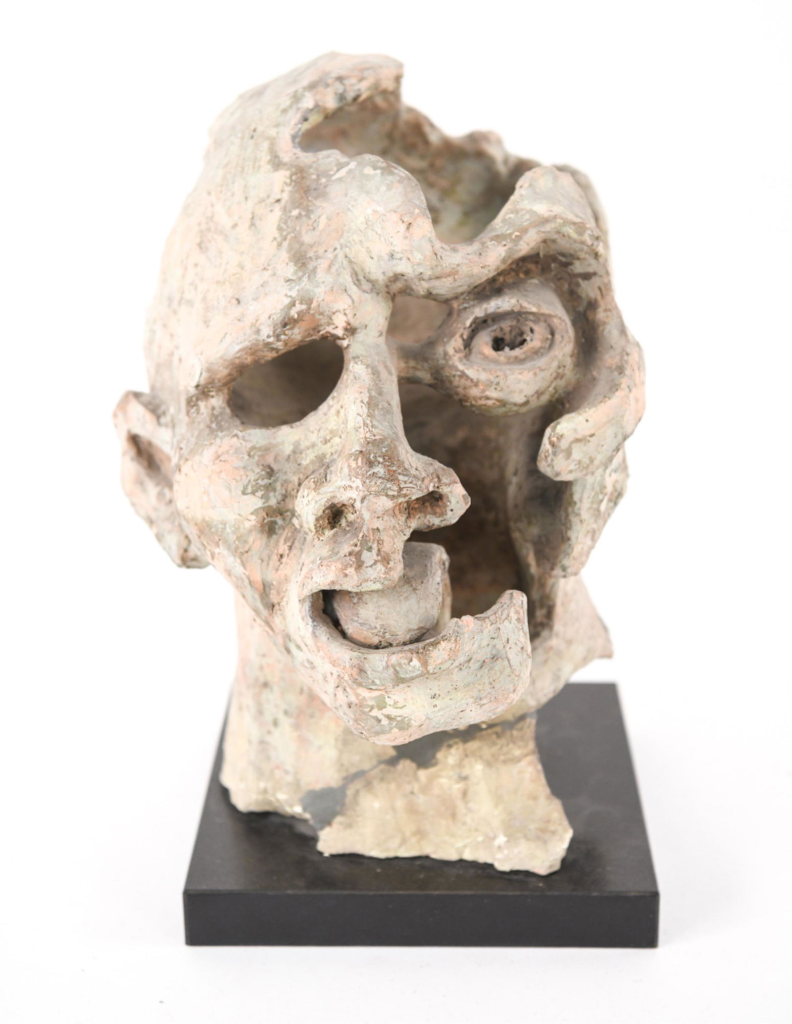 MID-CENTURY MODERNIST TERRA COTTA HEAD SCULPTURE (1 of 7)