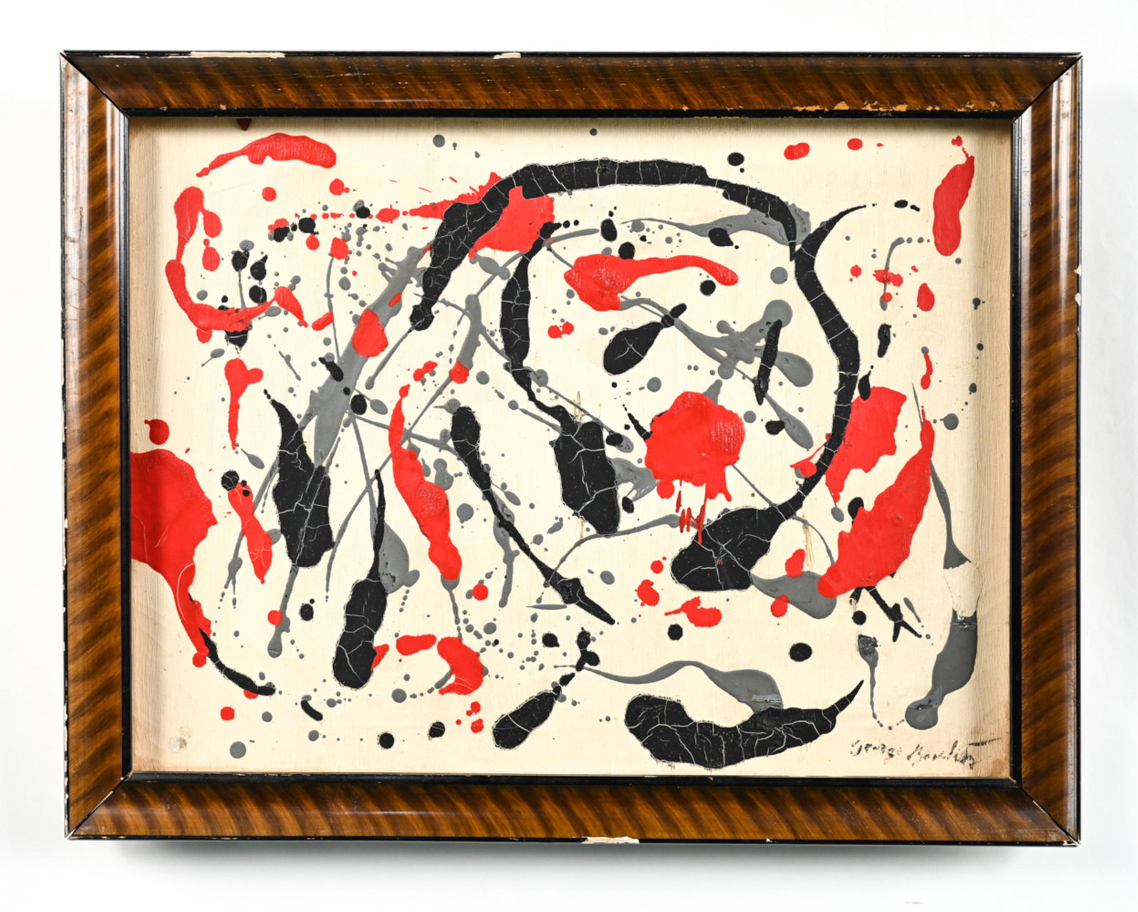 MODERN ABSTRACT DRIP STYLE O/C (1 of 13)