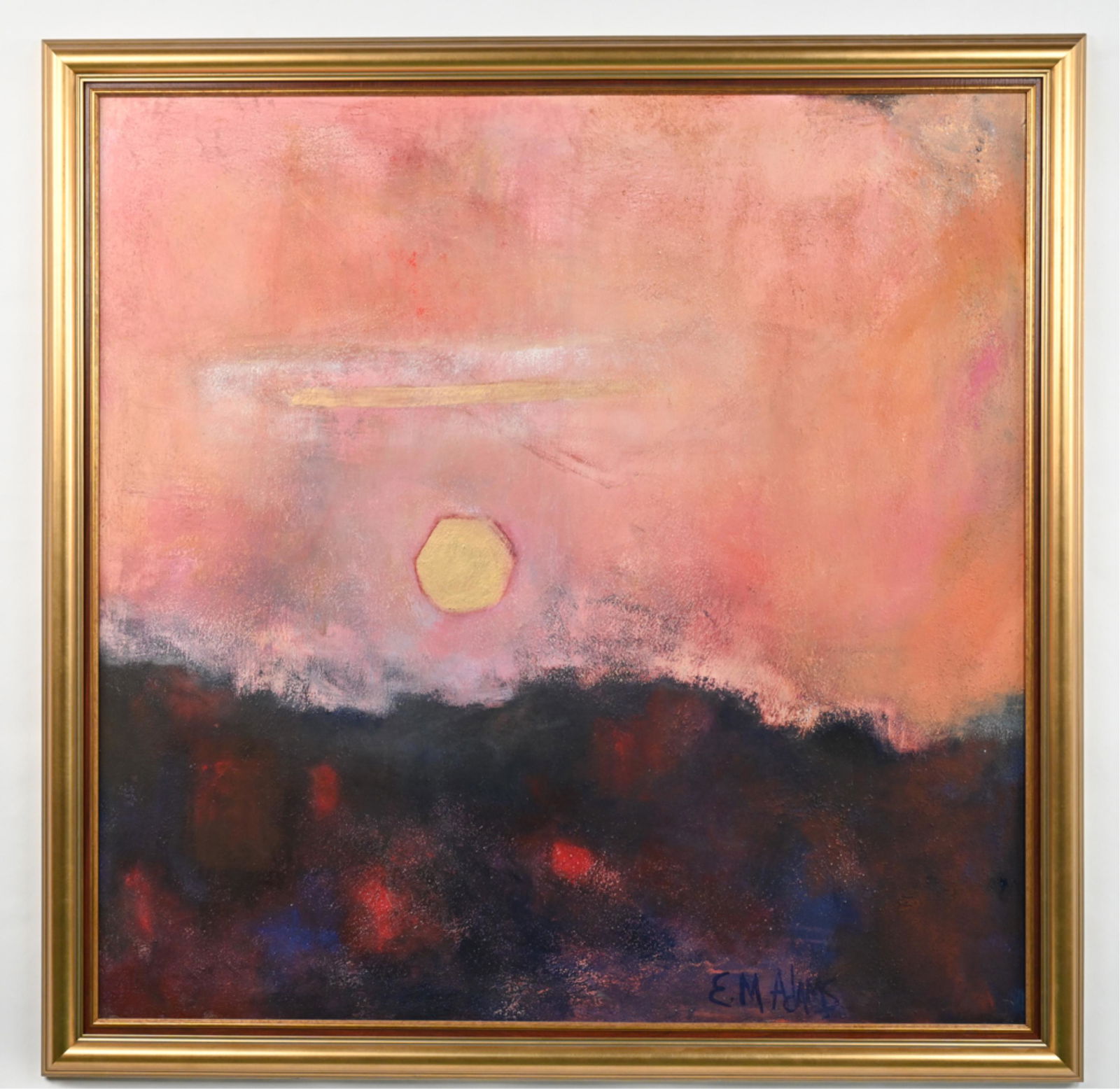 EDWARD M. ADAMS (B. 1949) OVERSIZED O/P LANDSCAPE (1 of 13)