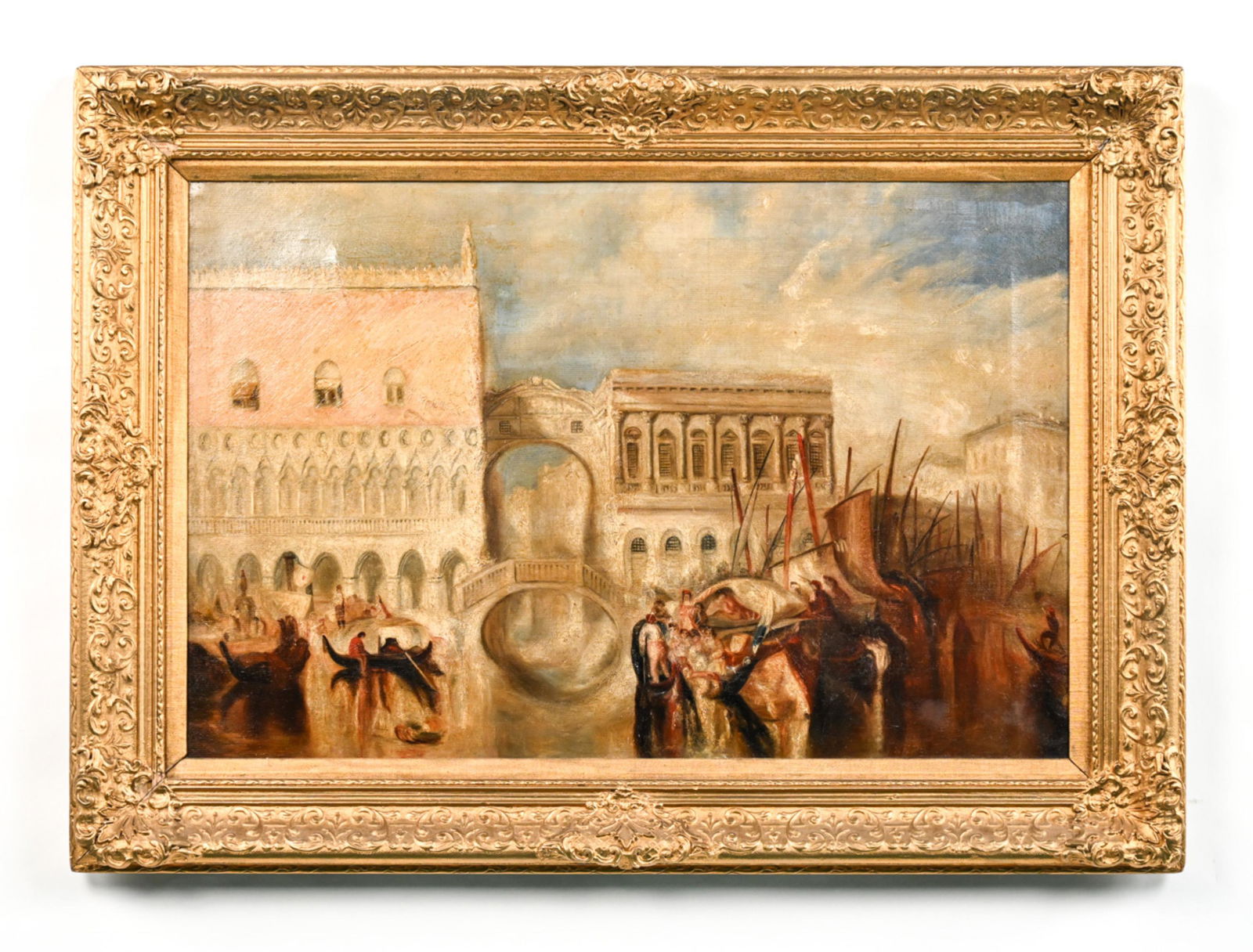 19TH CENTURY O/C VENETIAN SCENE (1 of 10)