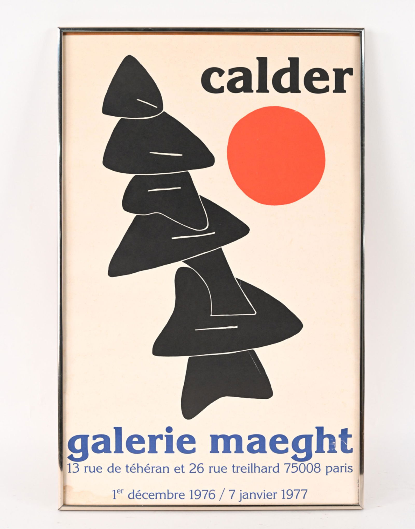VINTAGE GALERIE MAEGHT CALDER EXPOSITION POSTER (1 of 8)