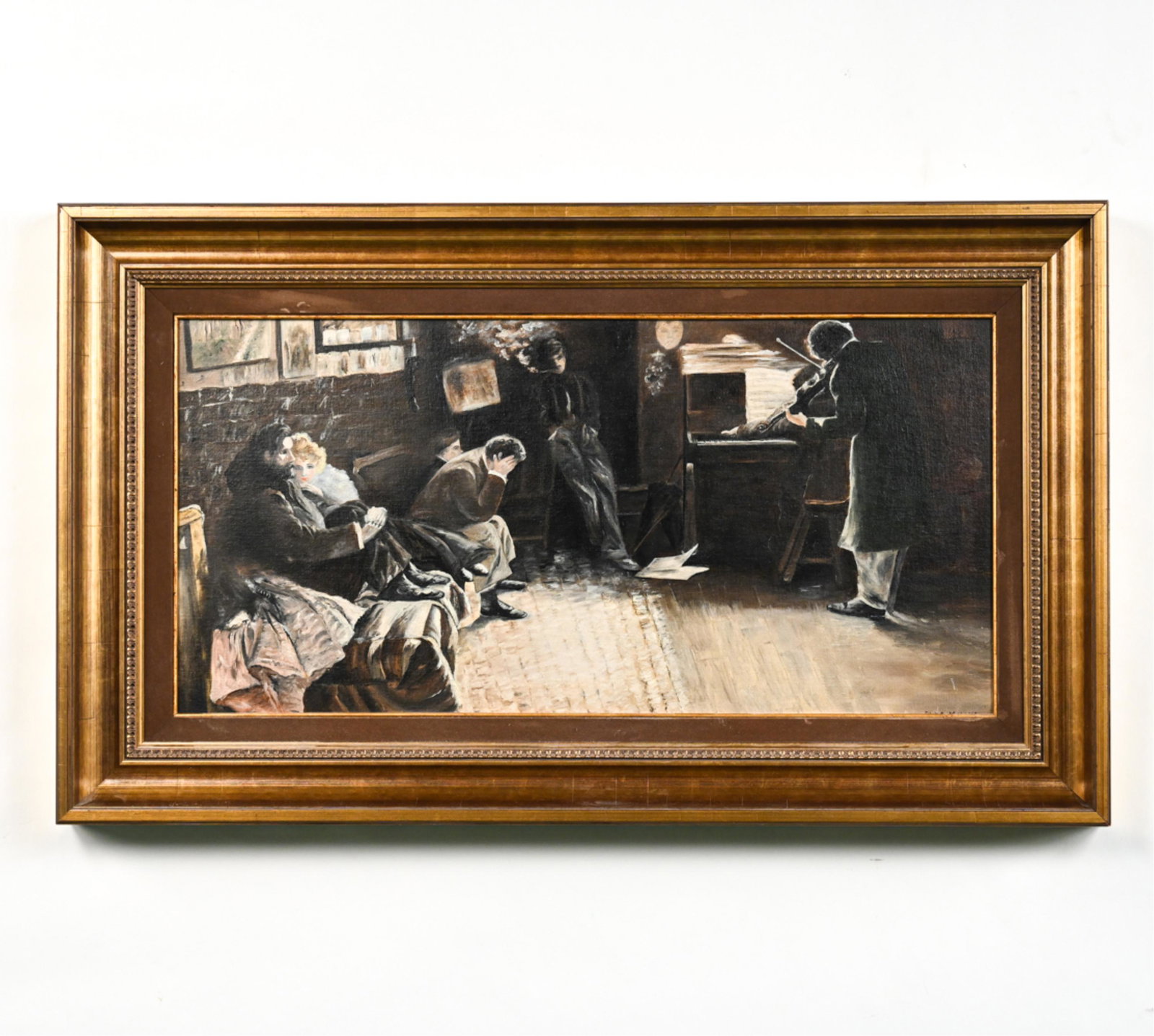 ALMA MOLINA MID-CENTURY O/C INTERIOR SCENE (1 of 11)