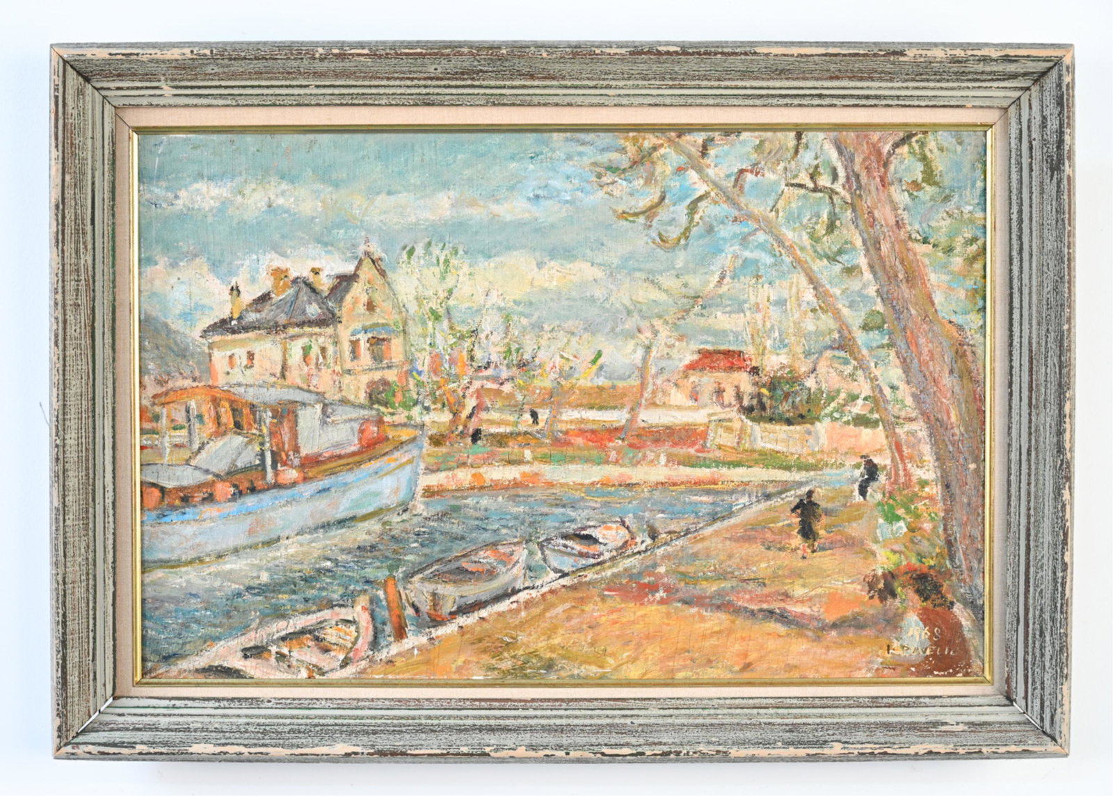 MODERN IMPRESSIONIST-STYLE LANDCAPE O/C (1 of 11)