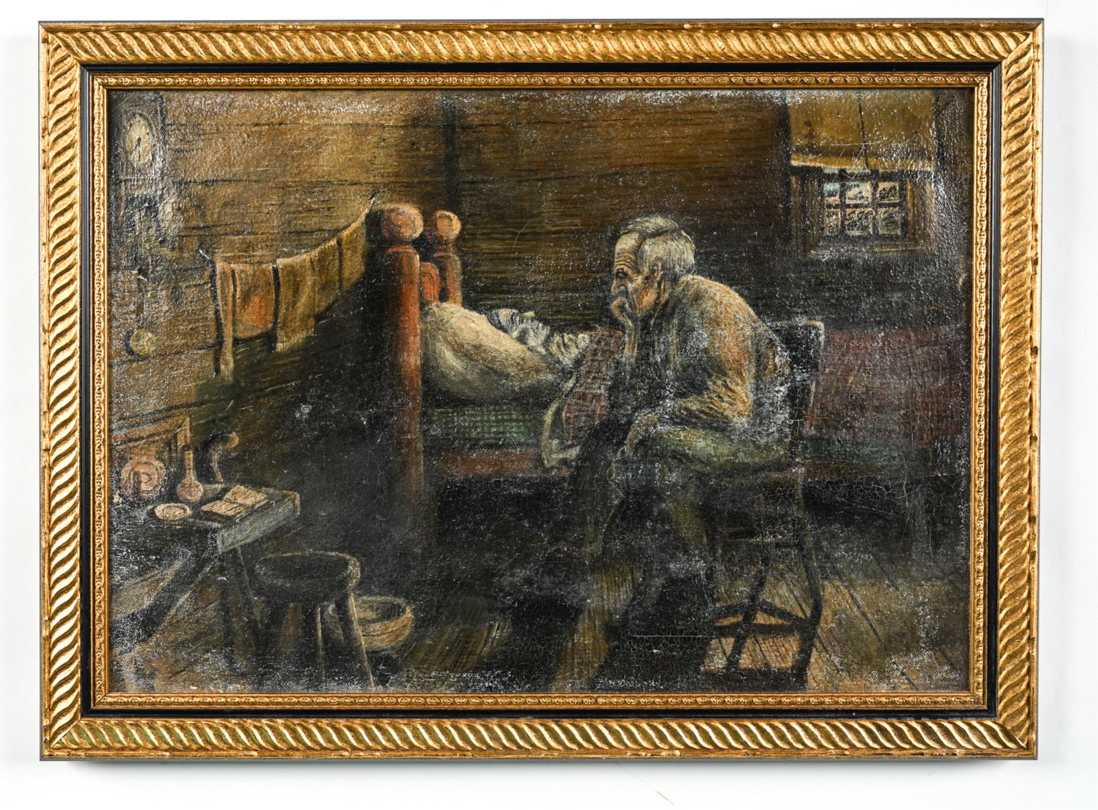 19TH C. INTERIOR VIEW O/C (1 of 9)