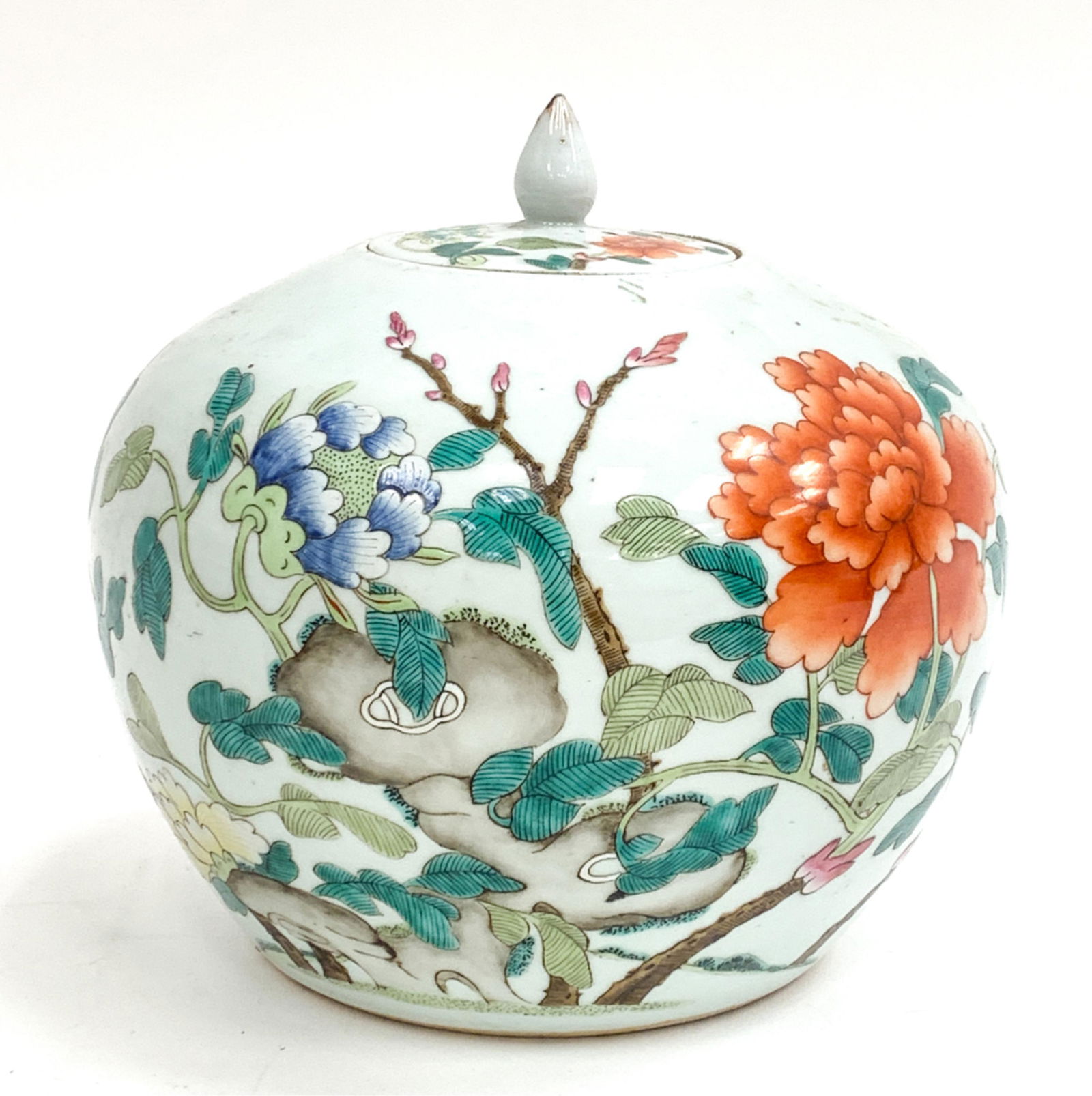 CHINESE QING DYNASTY ENAMEL DECORATED JAR (1 of 7)
