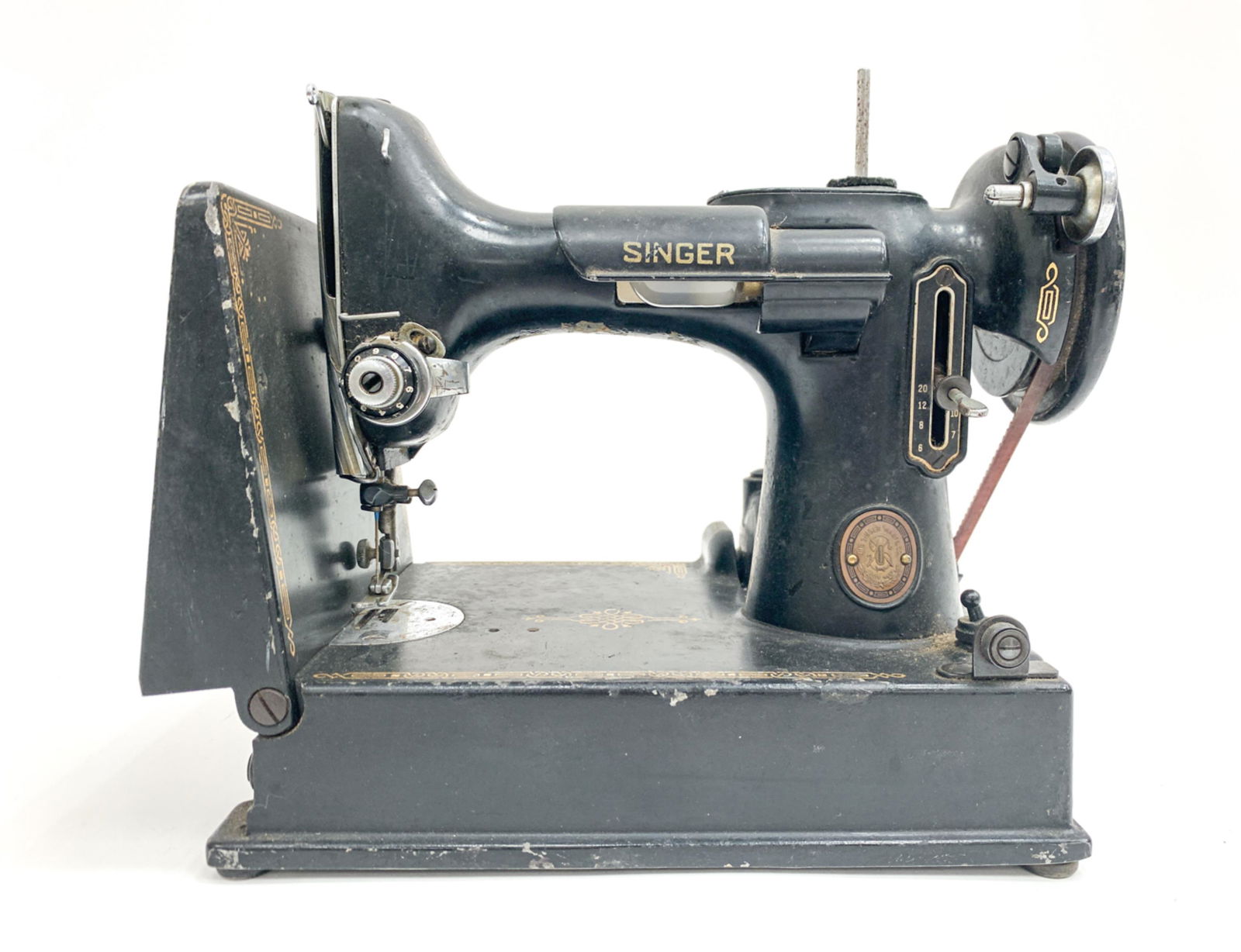 C.1950'S SINGER FEATHERWEIGHT 221 SEWING MACHINE (1 of 14)
