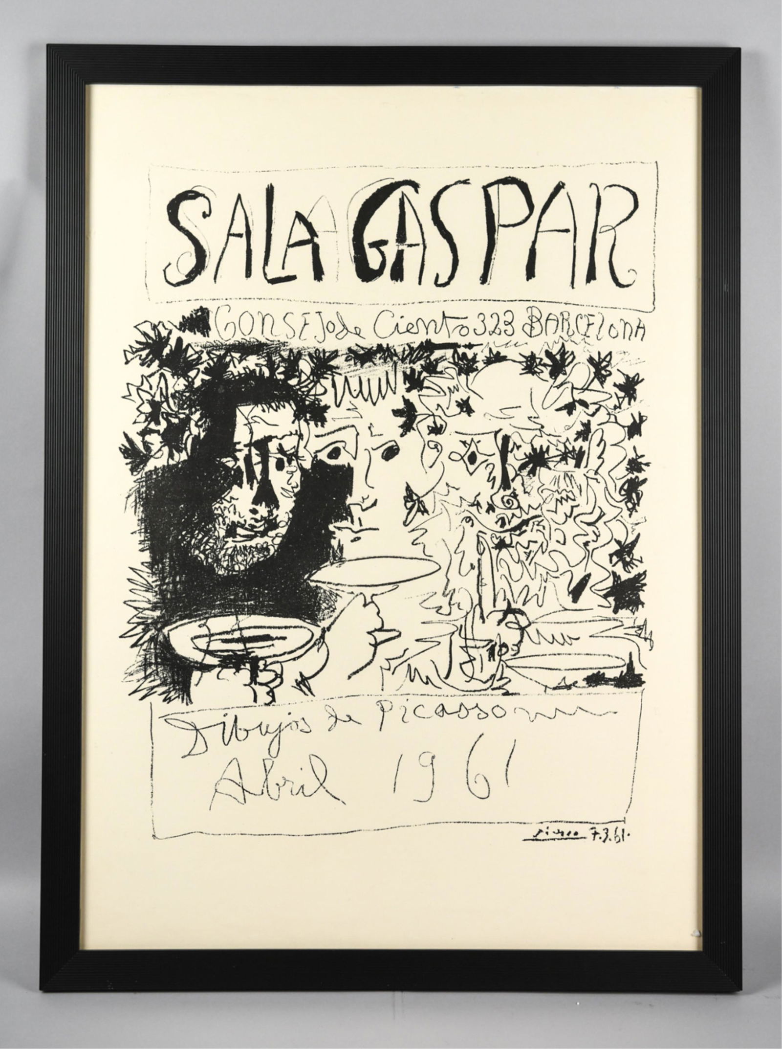 PICASSO SALA GASPAR 1961 POSTER (1 of 9)