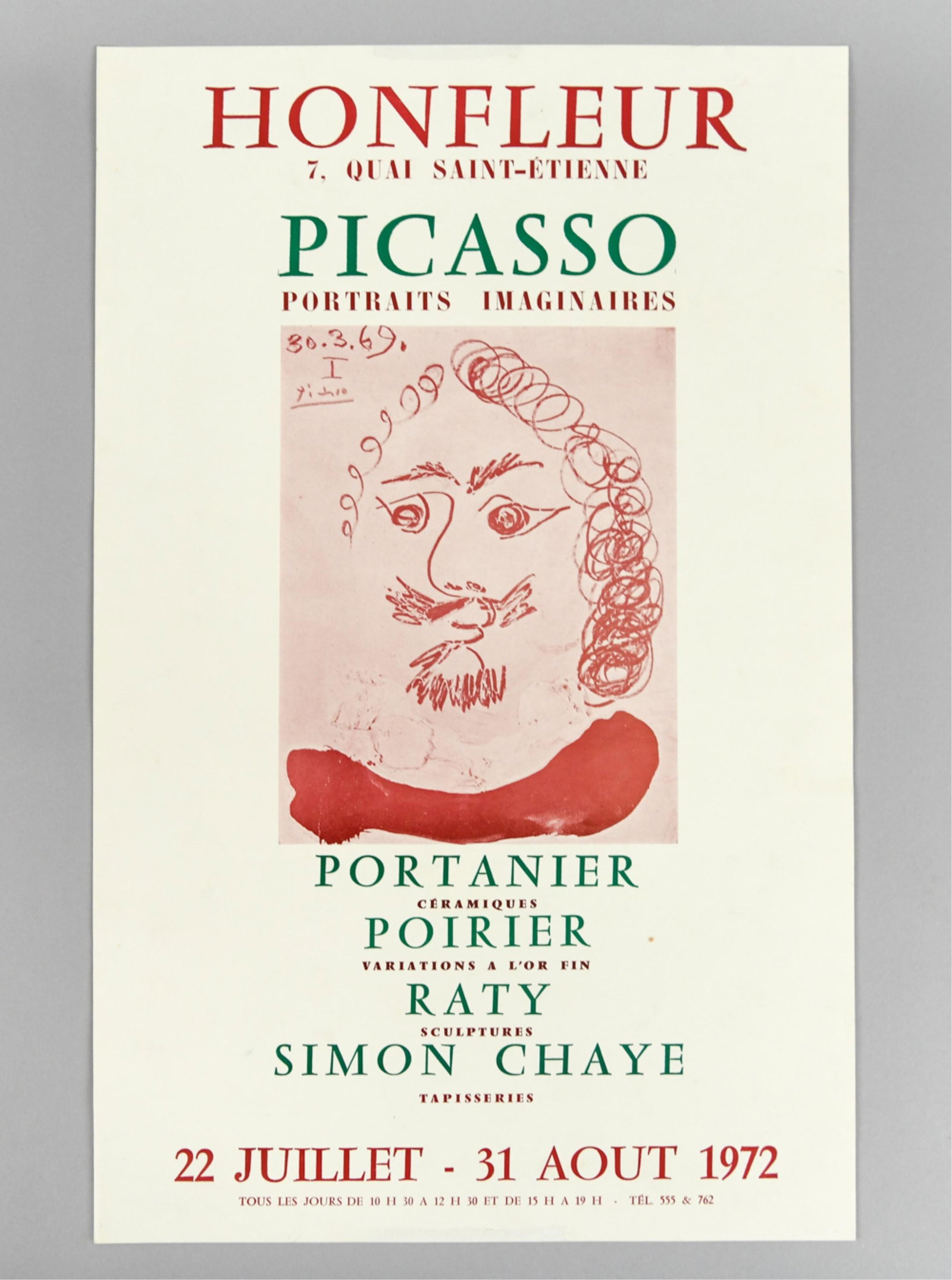 PICASSO 1972 HONFLEUR POSTER (1 of 5)