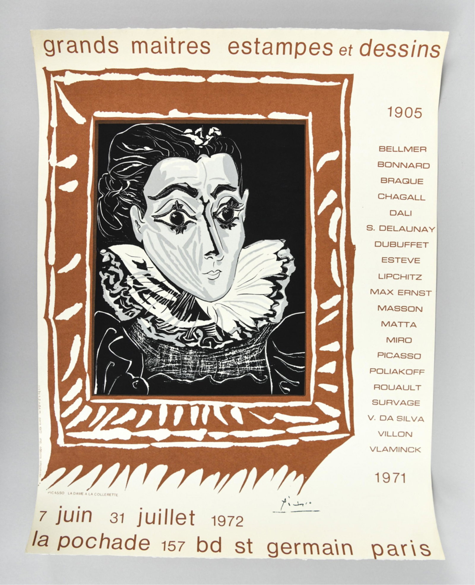 1972 PICASSO LITHOGRAPH POSTER (1 of 11)