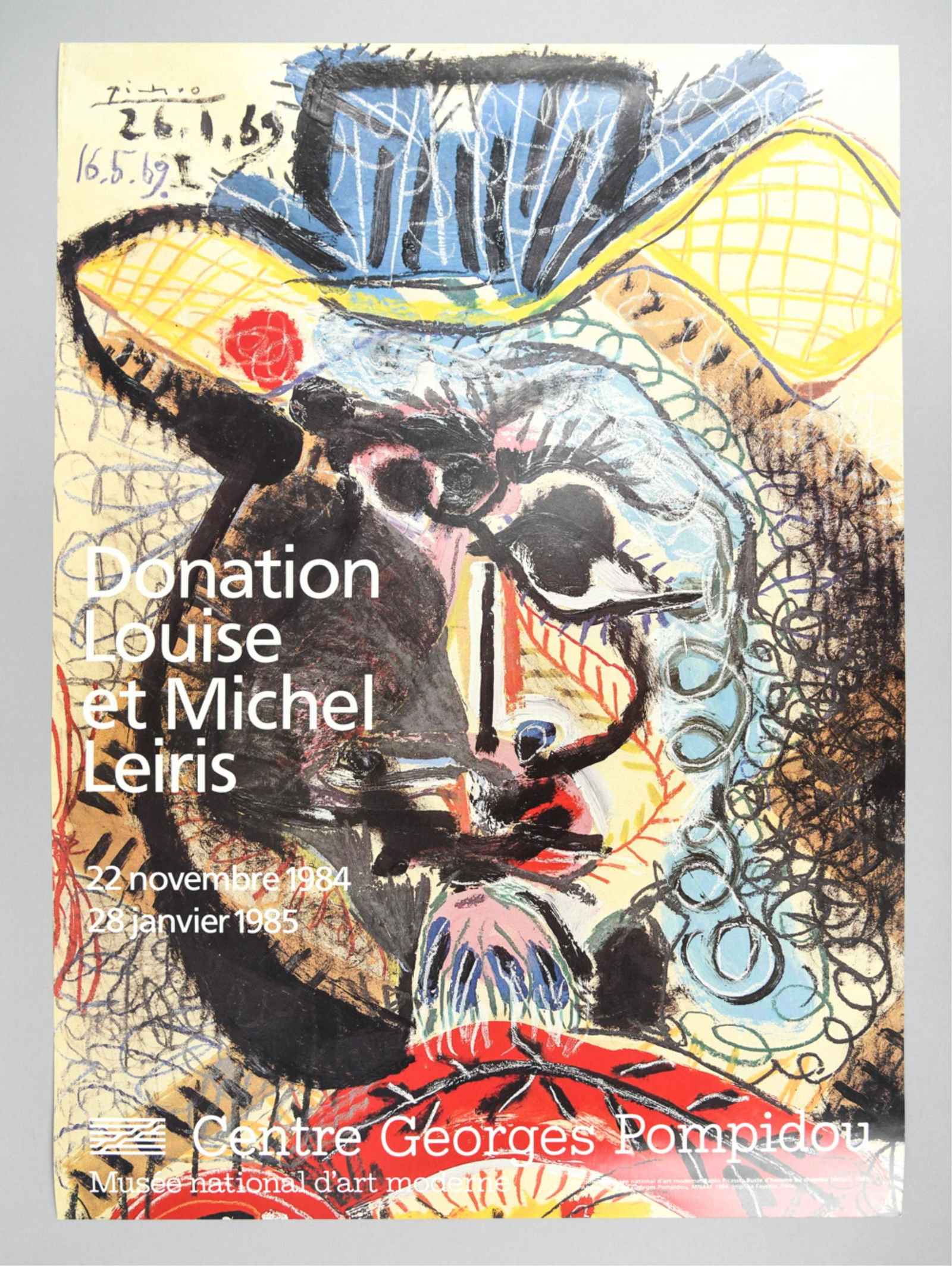 1984 PICASSO EXHIBITION POSTER (1 of 8)